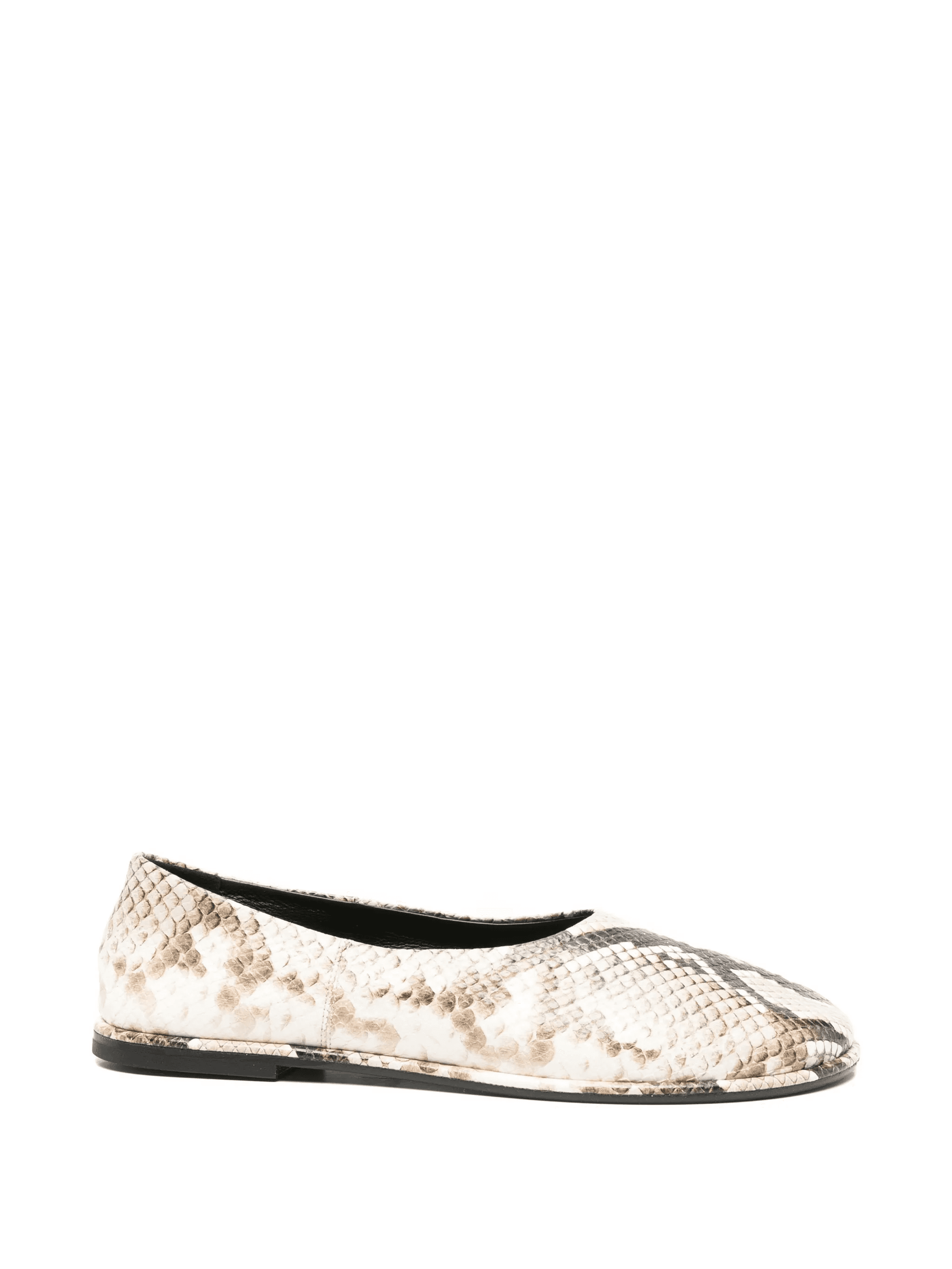Suri snake-print flat pumps - Image 1