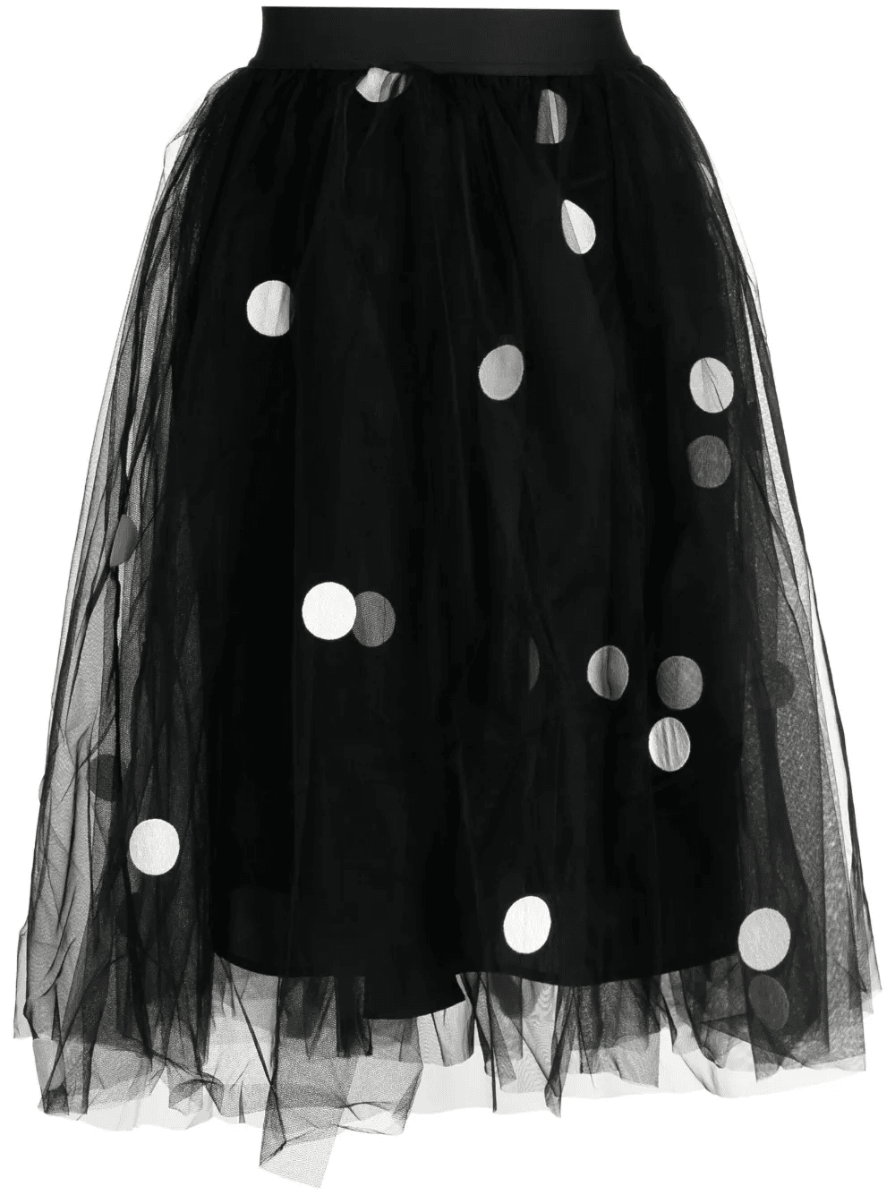 polka-dot A-line skirt - Image 1