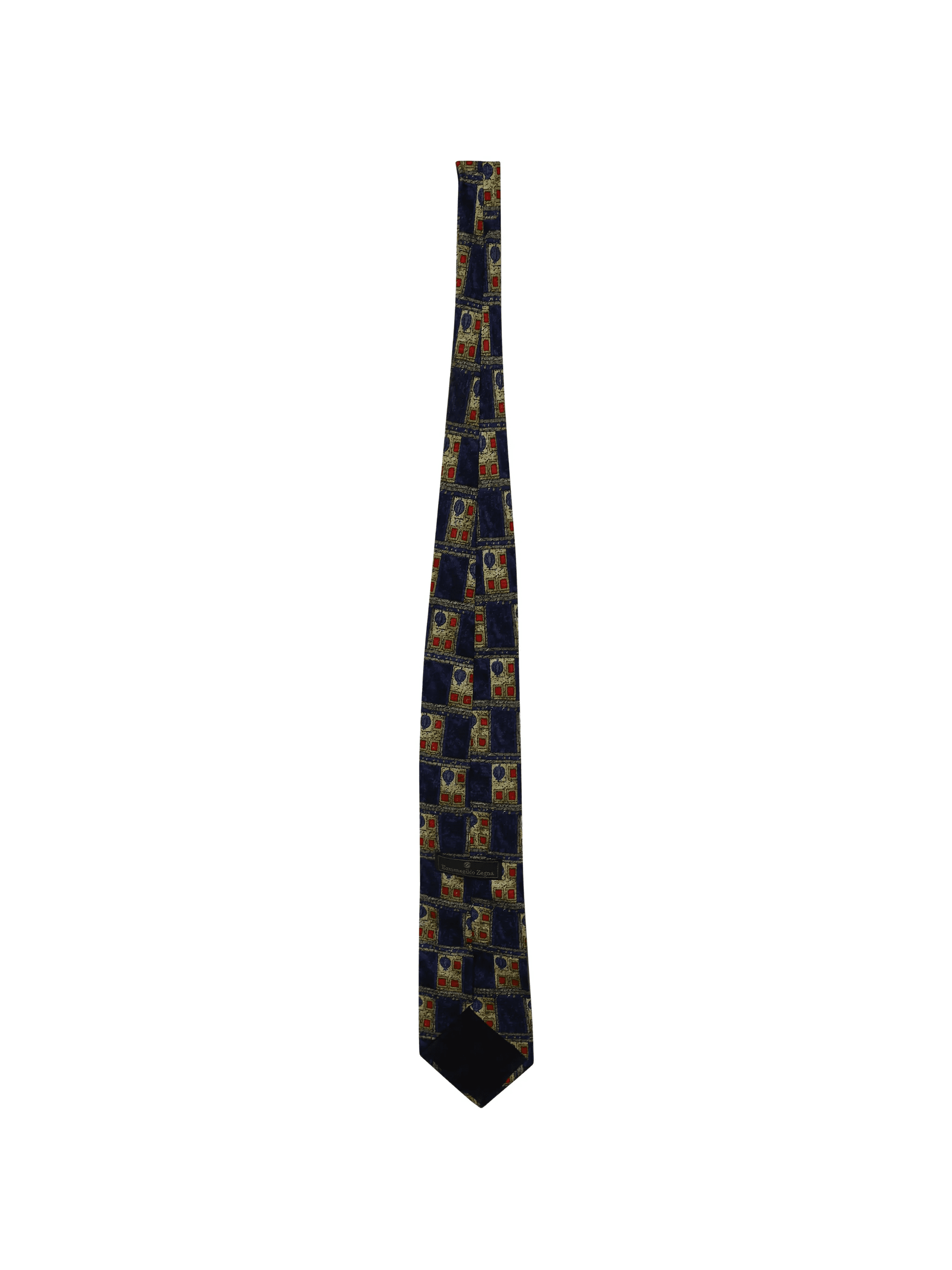 geometric-pattern tie - Image 1
