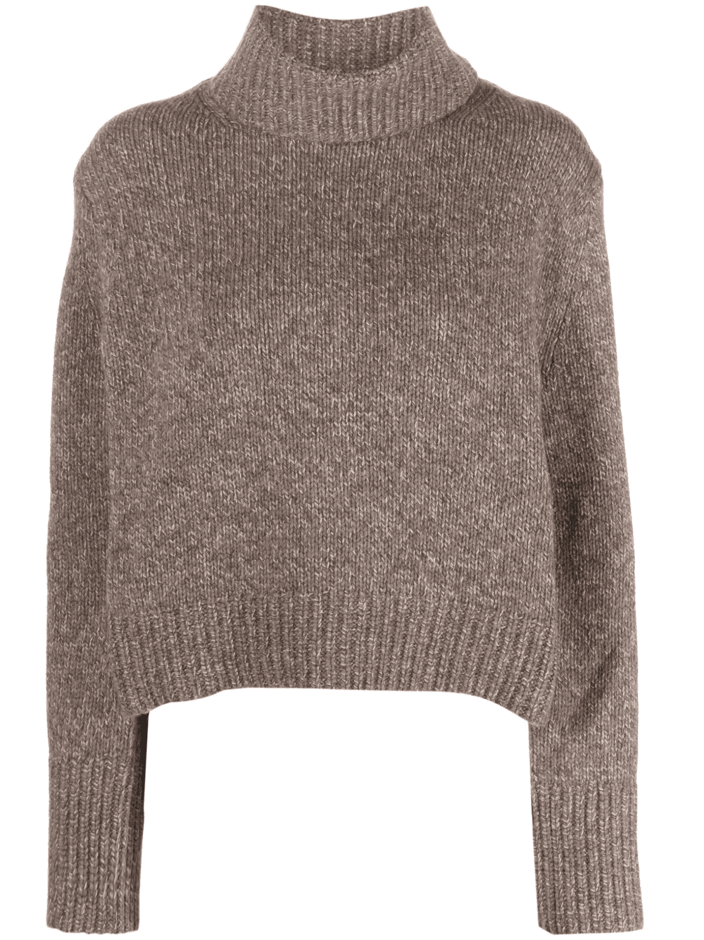 roll-neck mélange jumper - Image 1