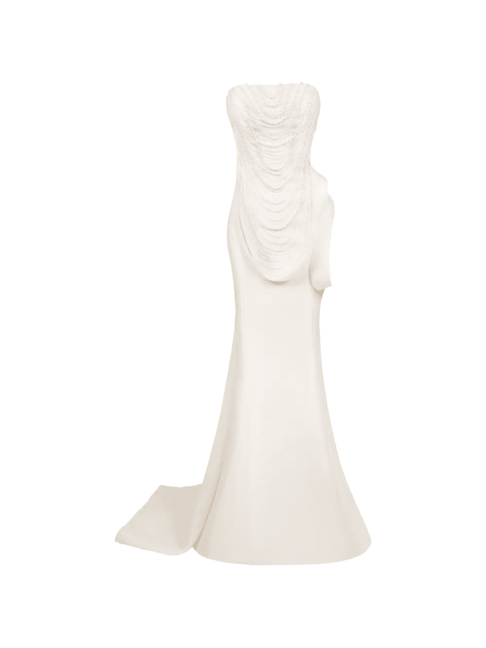 beaded strapless gown - Image 1