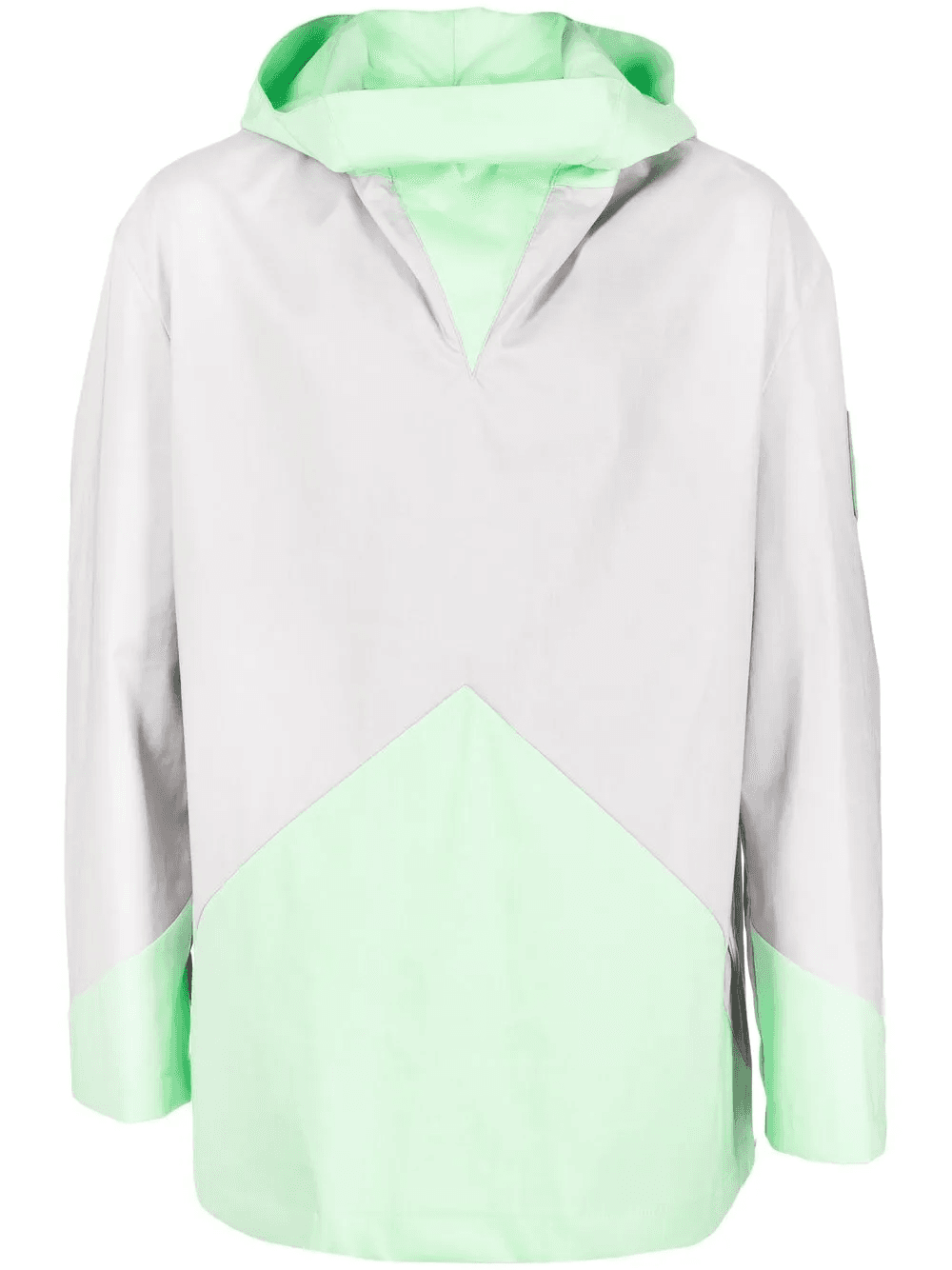 geometric panelled windbreaker - Image 1