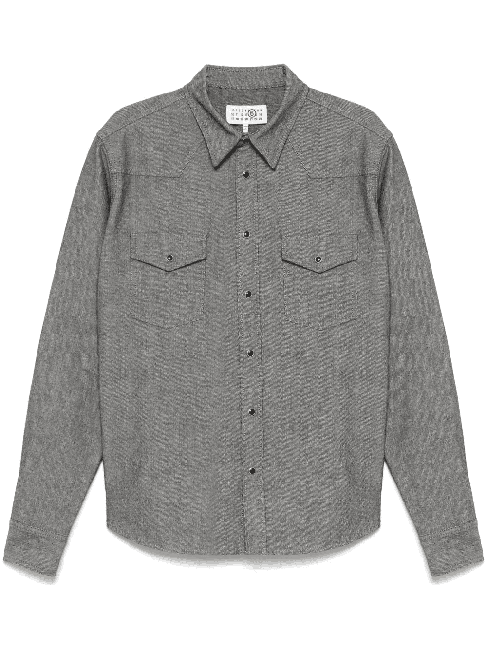 rinsed denim shirt - Image 1