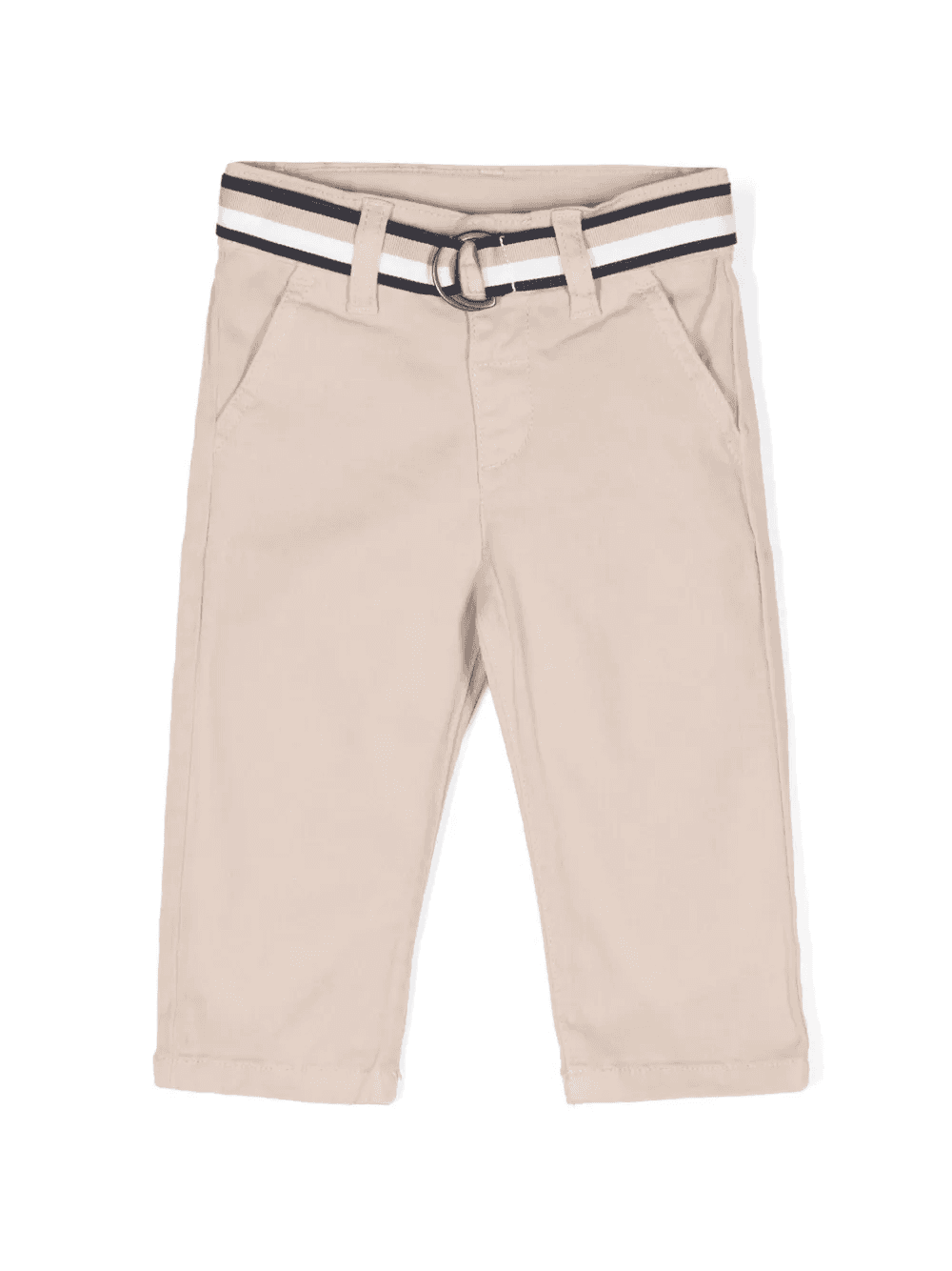 logo-embroidered belted trousers - Image 1