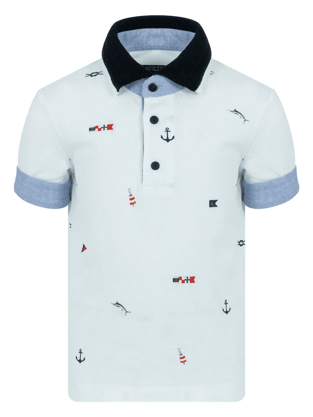 printed polo shirt - Image 1