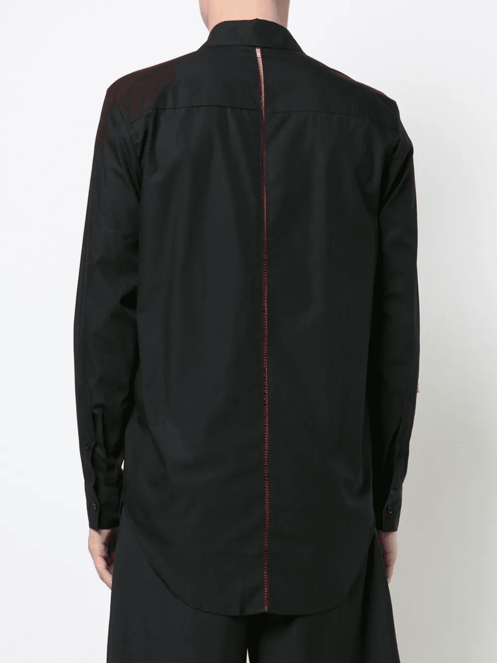 eyelet-trimmed poplin shirt — Image 5