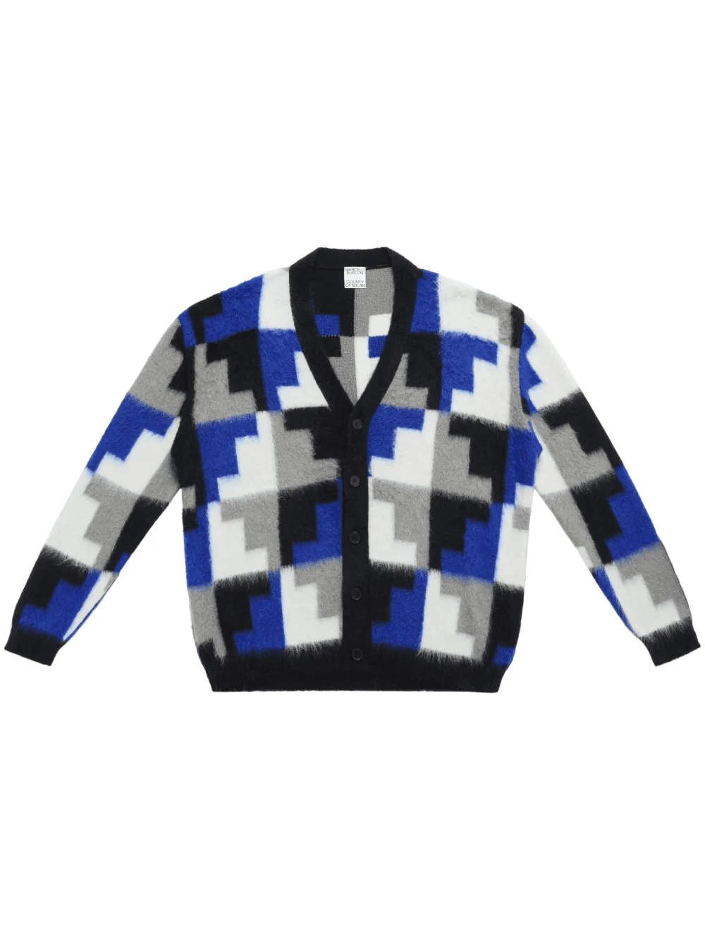 AOP Damier Cross cardigan - Image 1