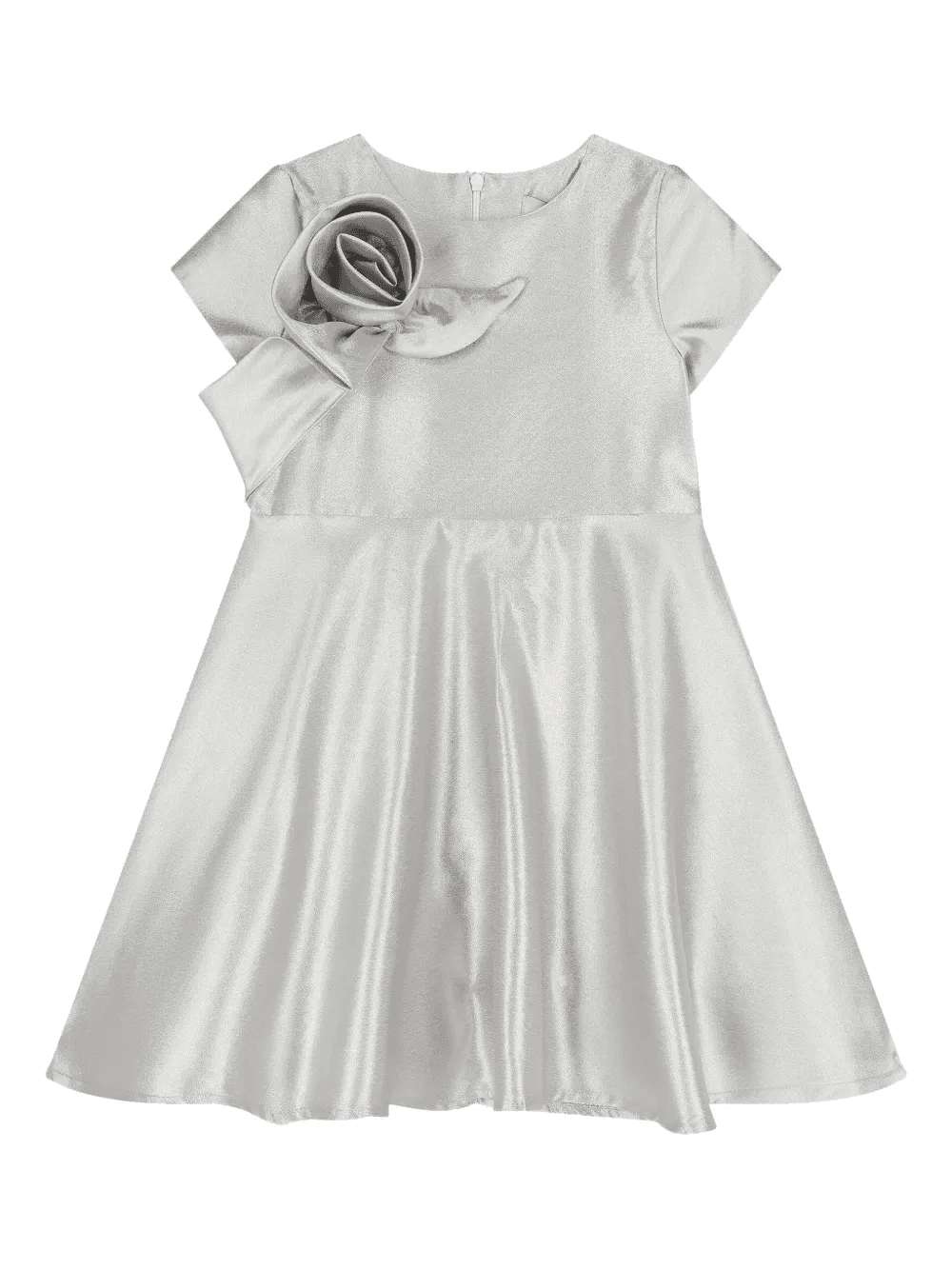 rose satin dress - Image 1