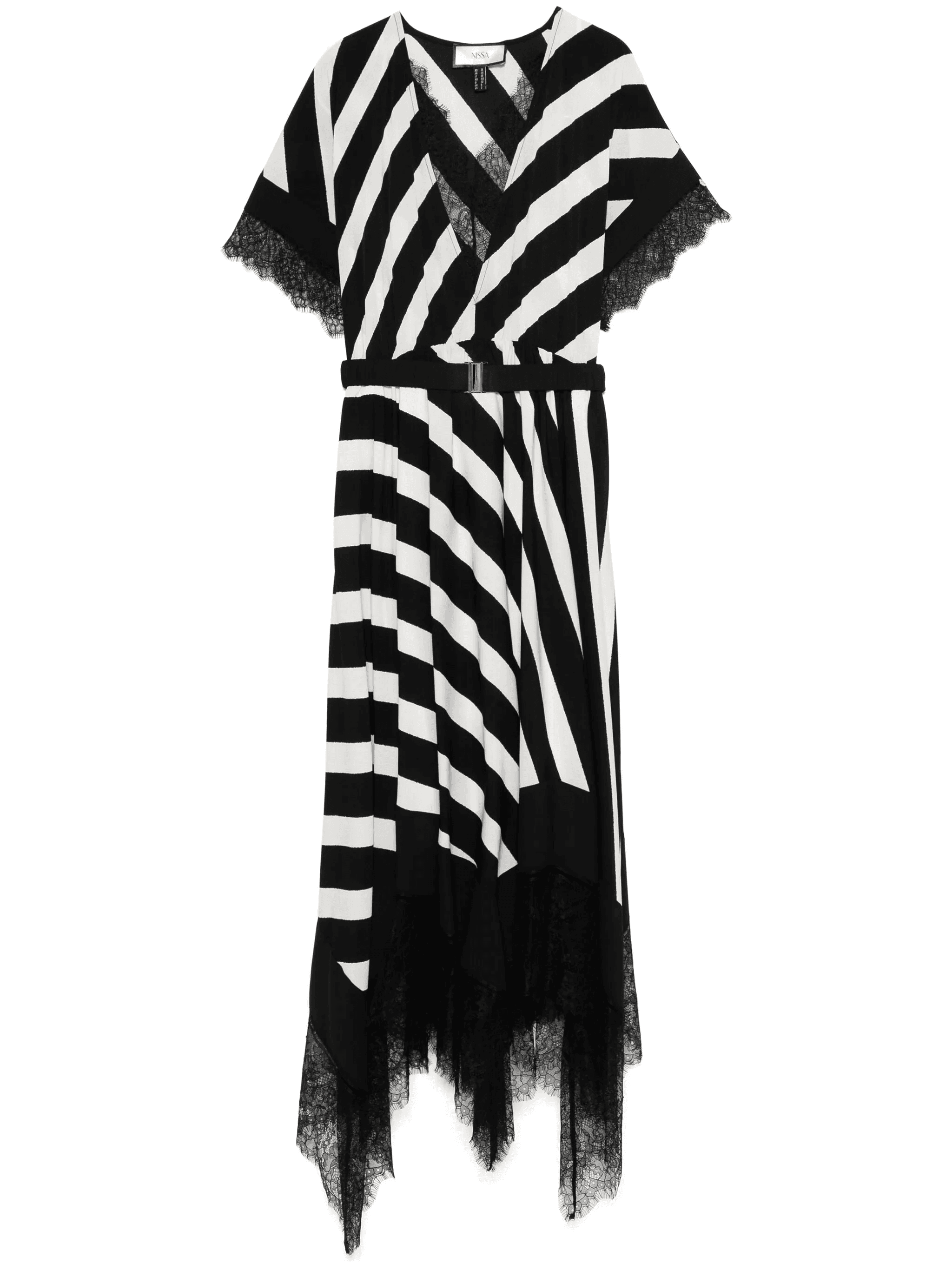 striped midi dress - Image 1