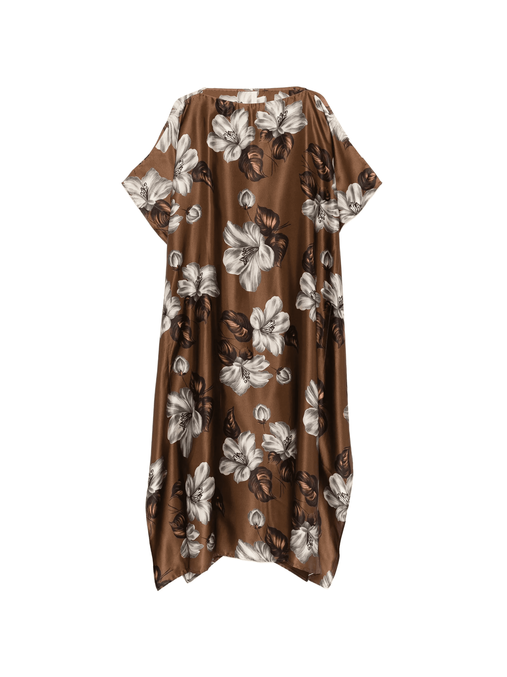 floral silk kaftan - Image 1