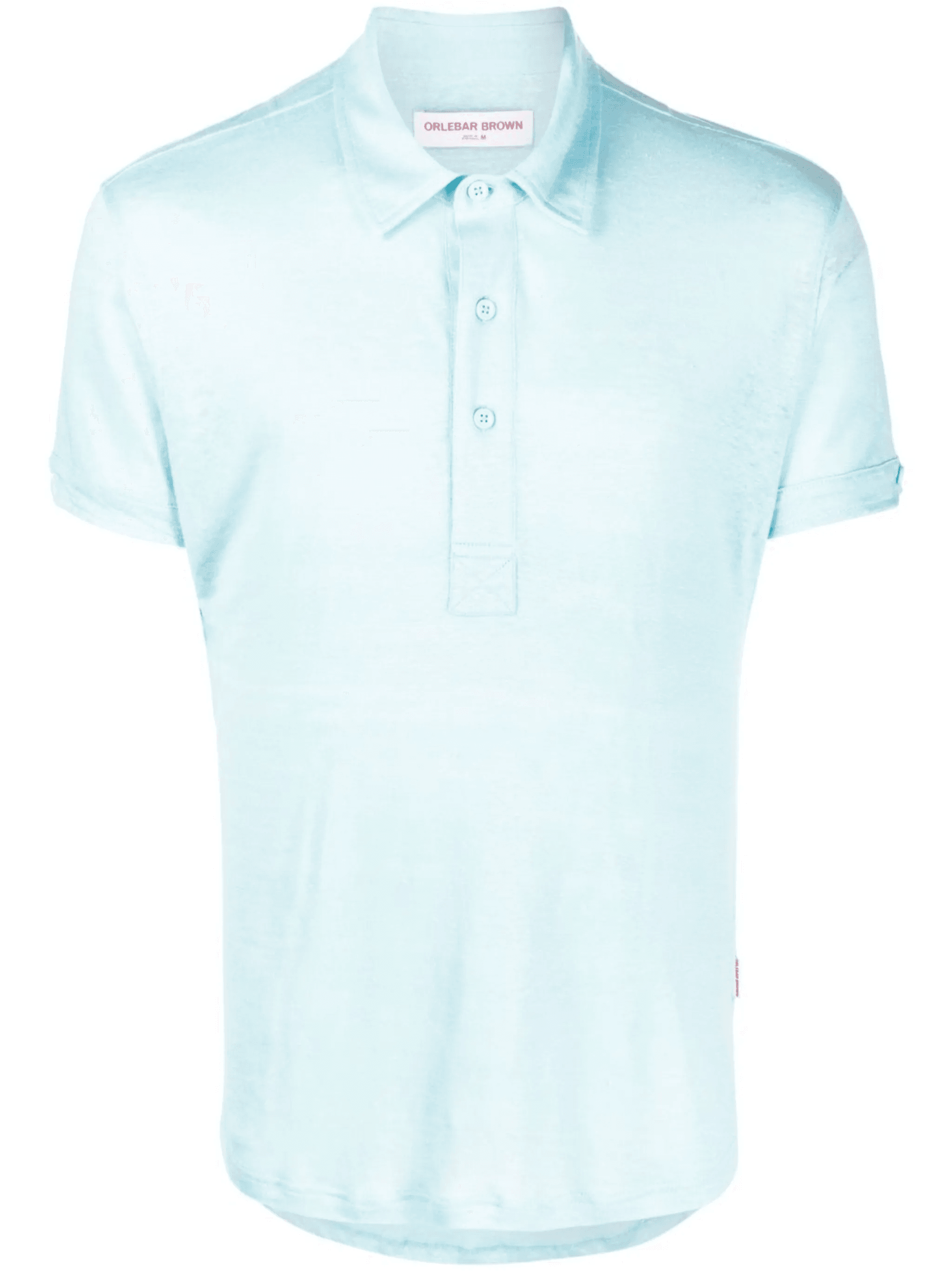 button-placket detail polo shirt - Image 1