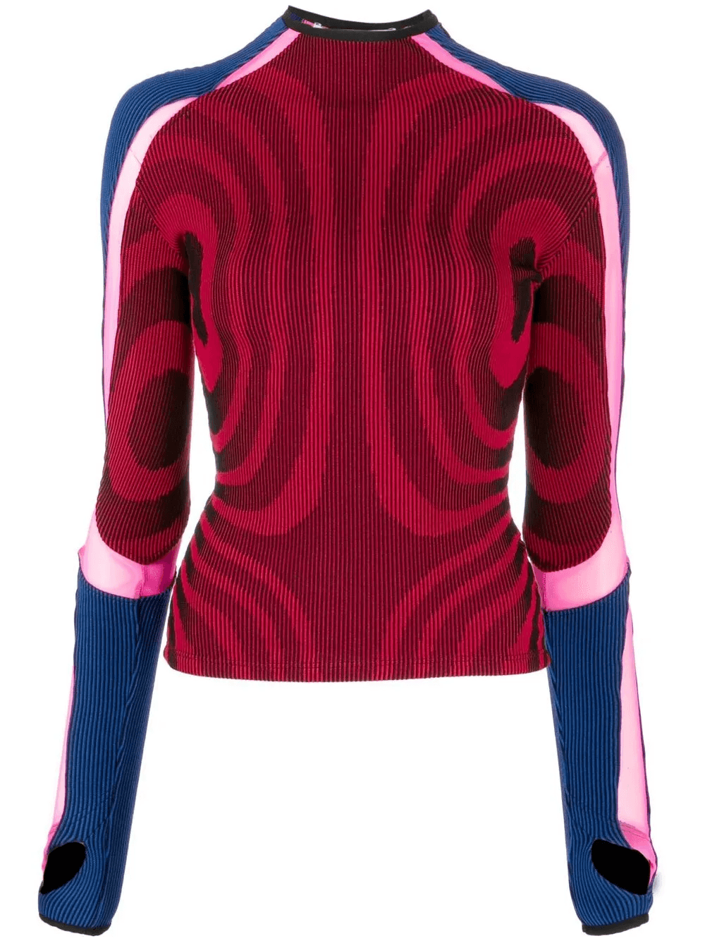 ribbed long-sleeve top - Image 1