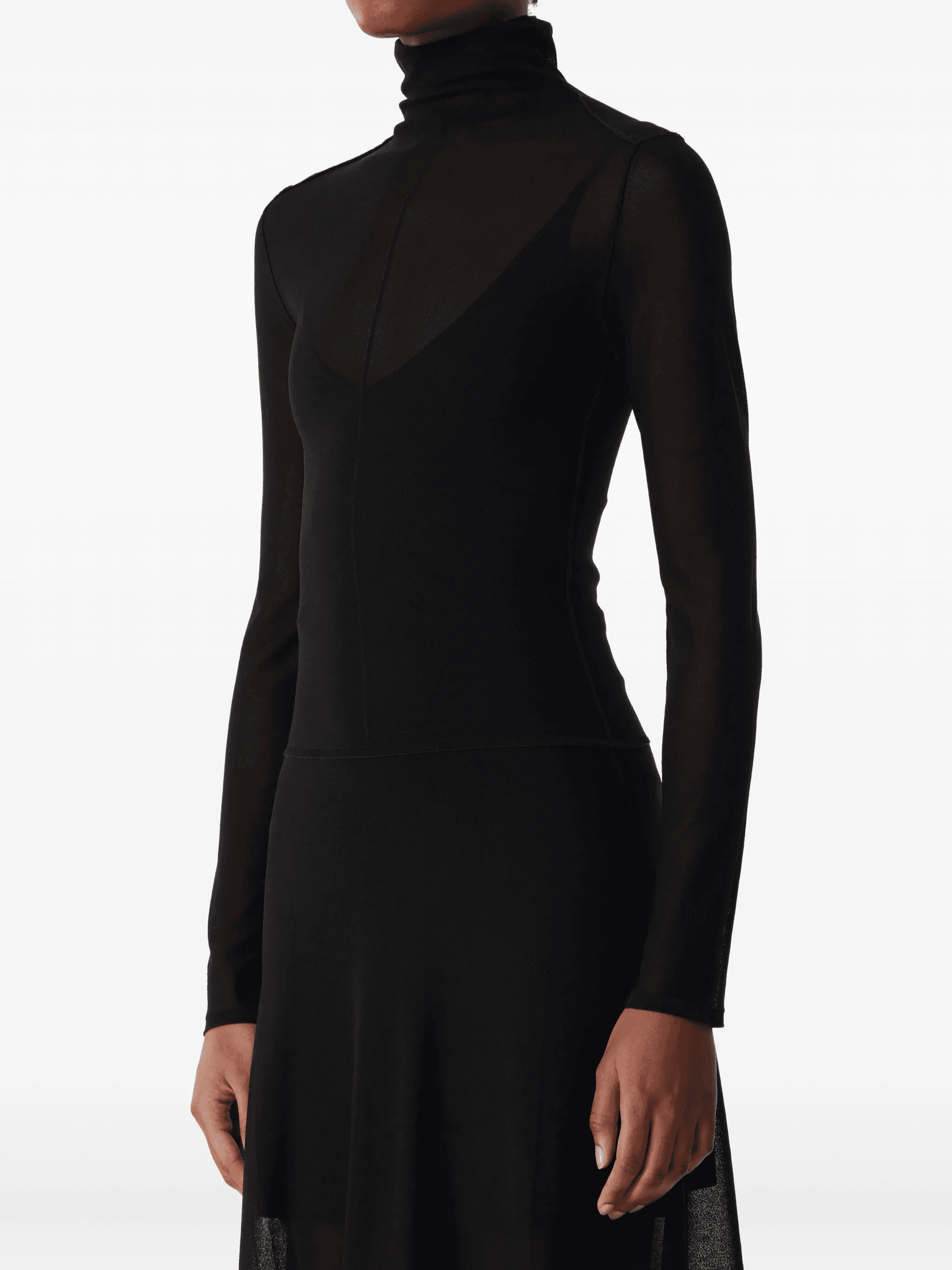 turtleneck maxi dress - Image 1