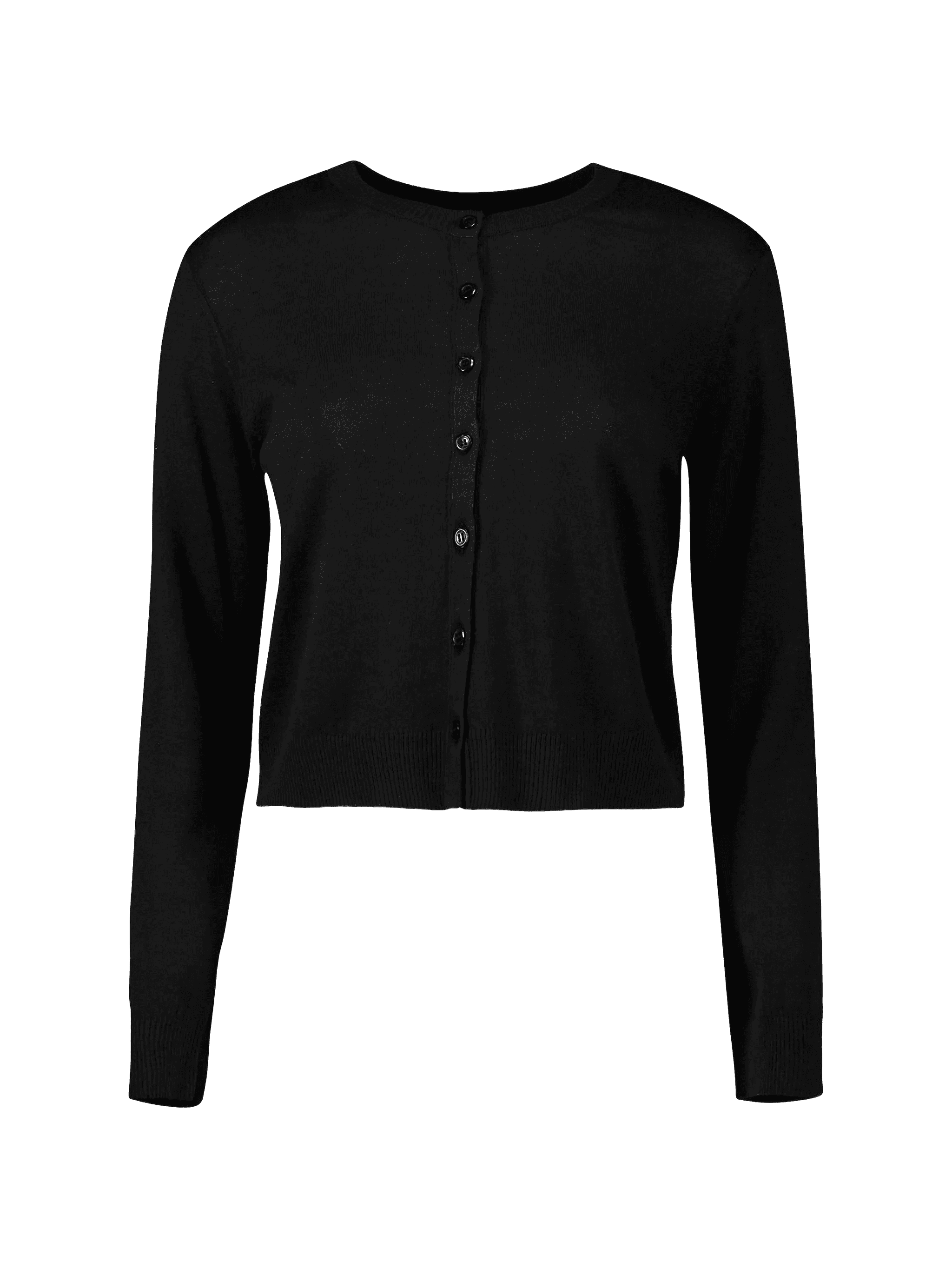 crew-neck cardigan - Image 1