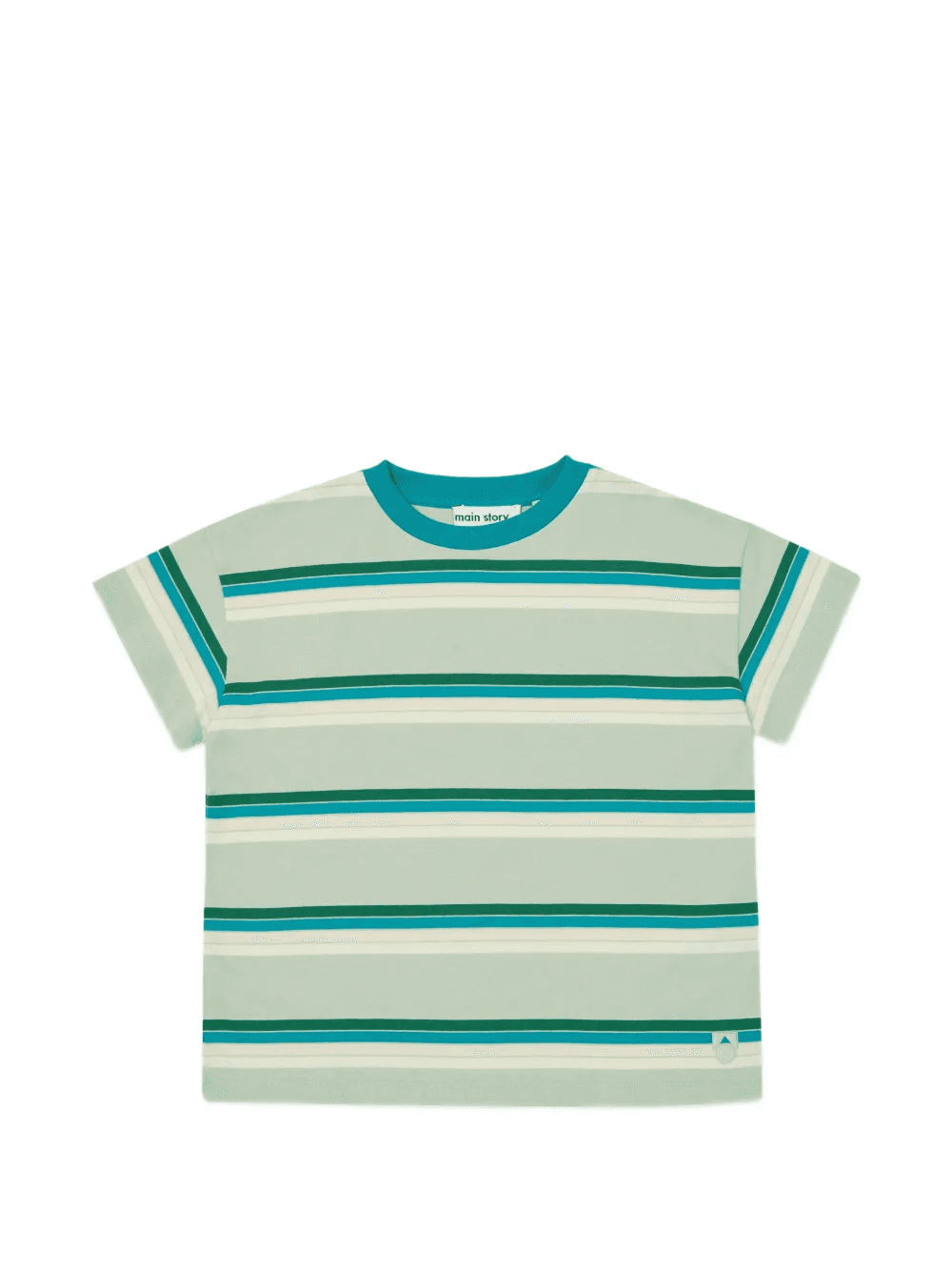 striped short-sleeve T-shirt - Image 1