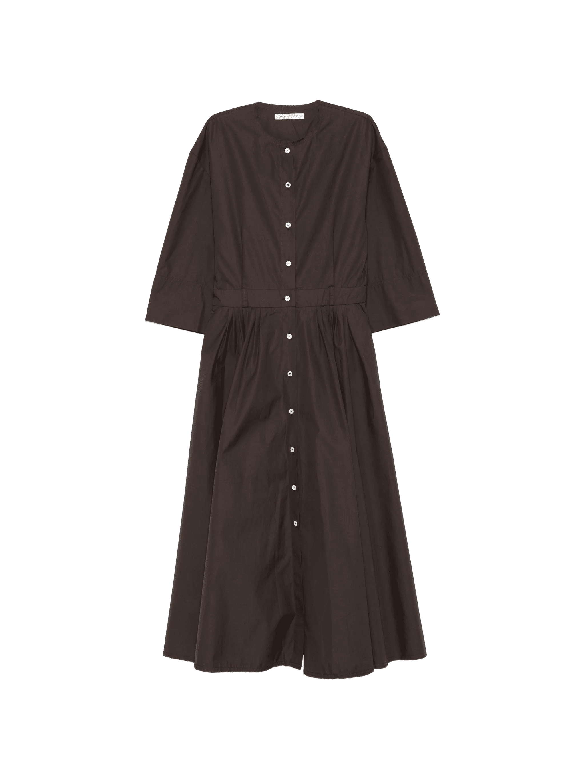 Denilla buttonned front midi dress - Image 1