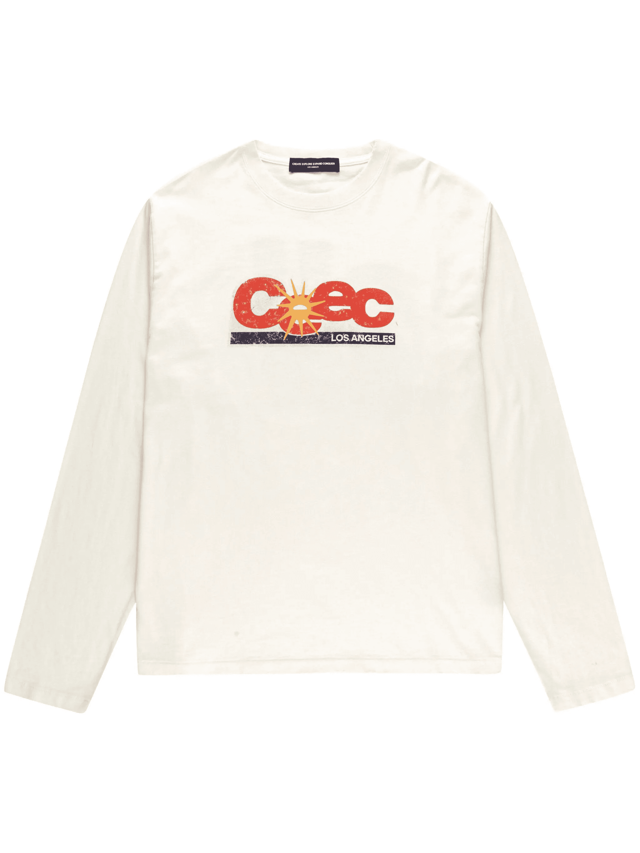 distressed-effect logo-print T-shirt - Image 1