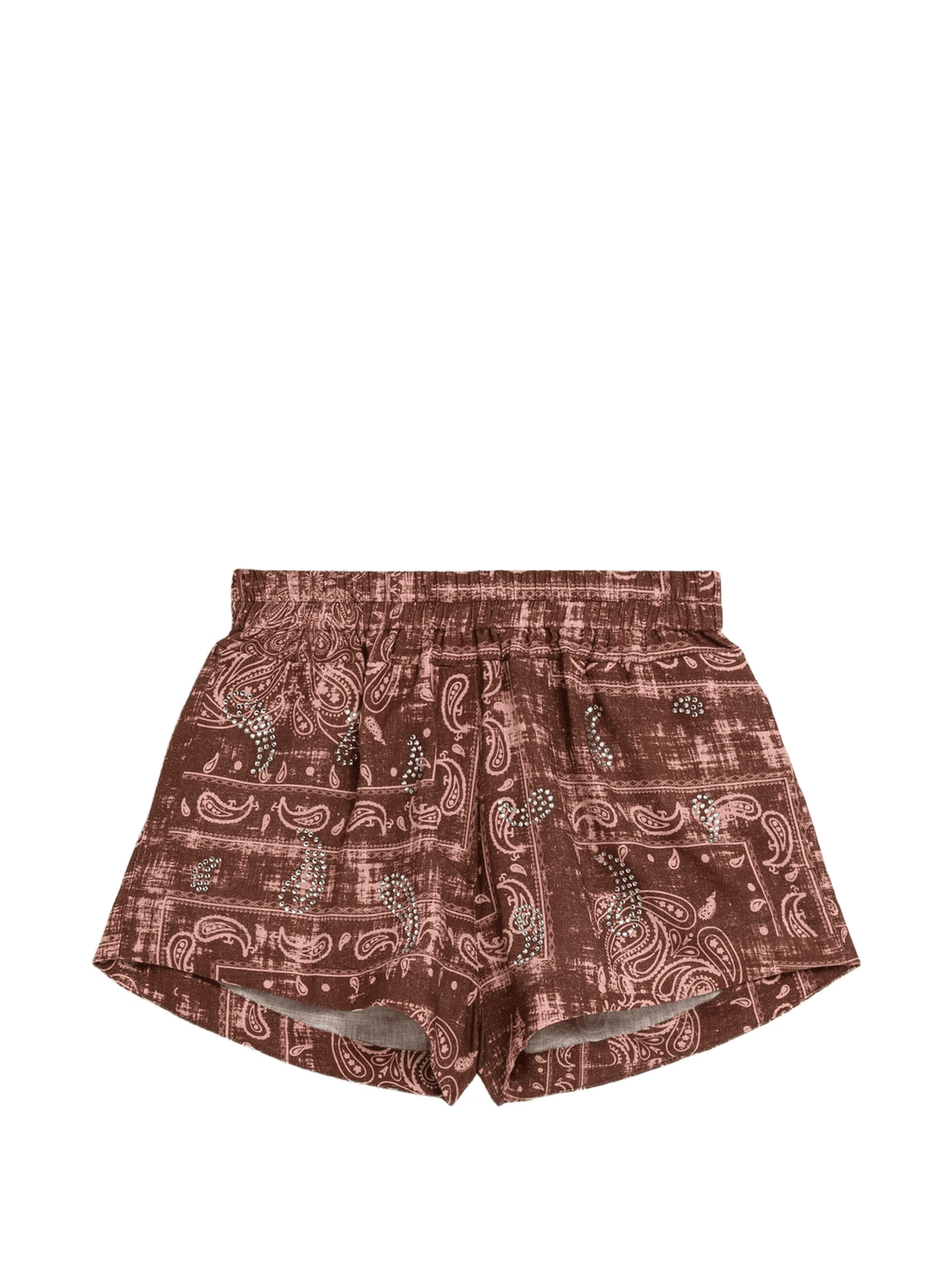 paisley patterned shorts - Image 1