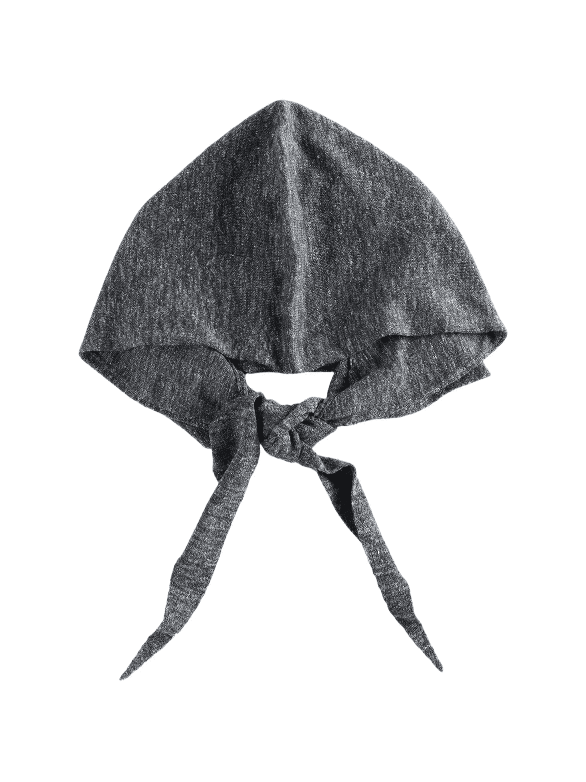 marl-effect triangular hoodie - Image 1