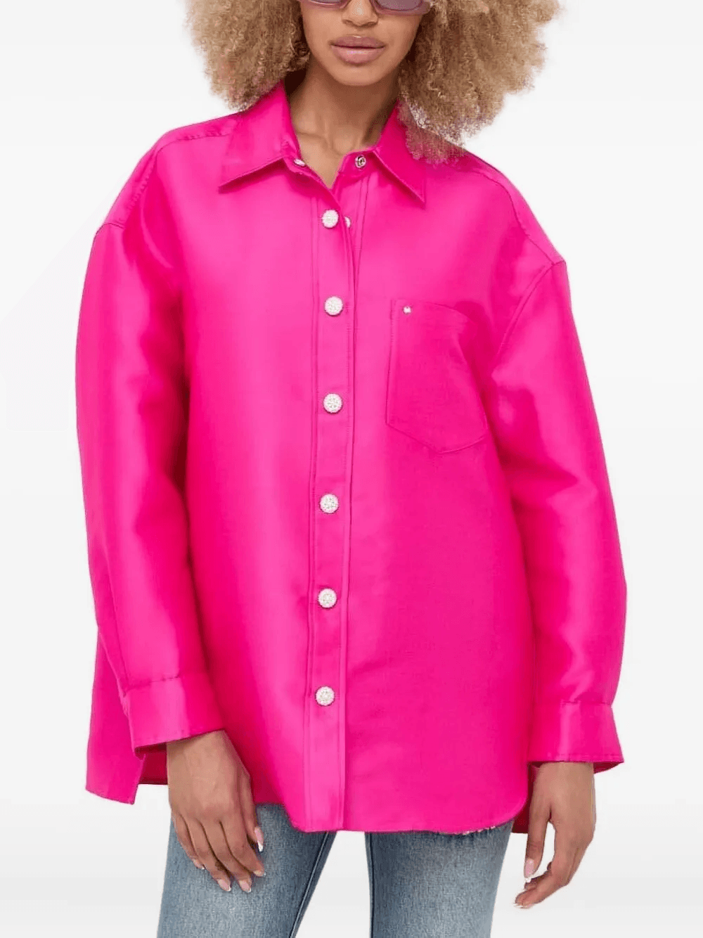 pearl-embellished shirt - Image 1