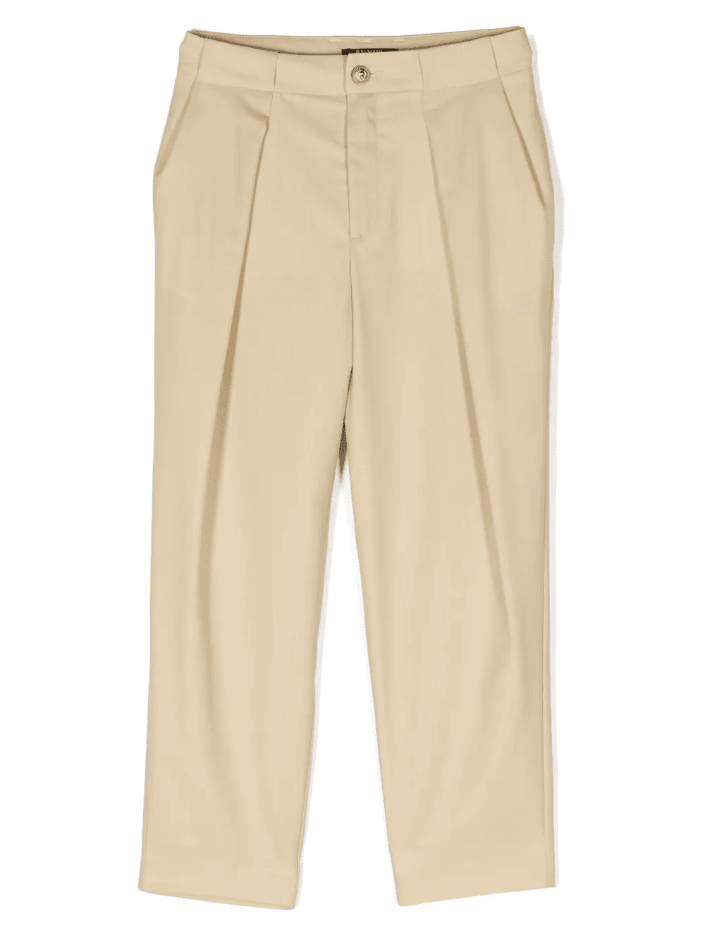 pleat-detailing wool chino trousers - Image 1