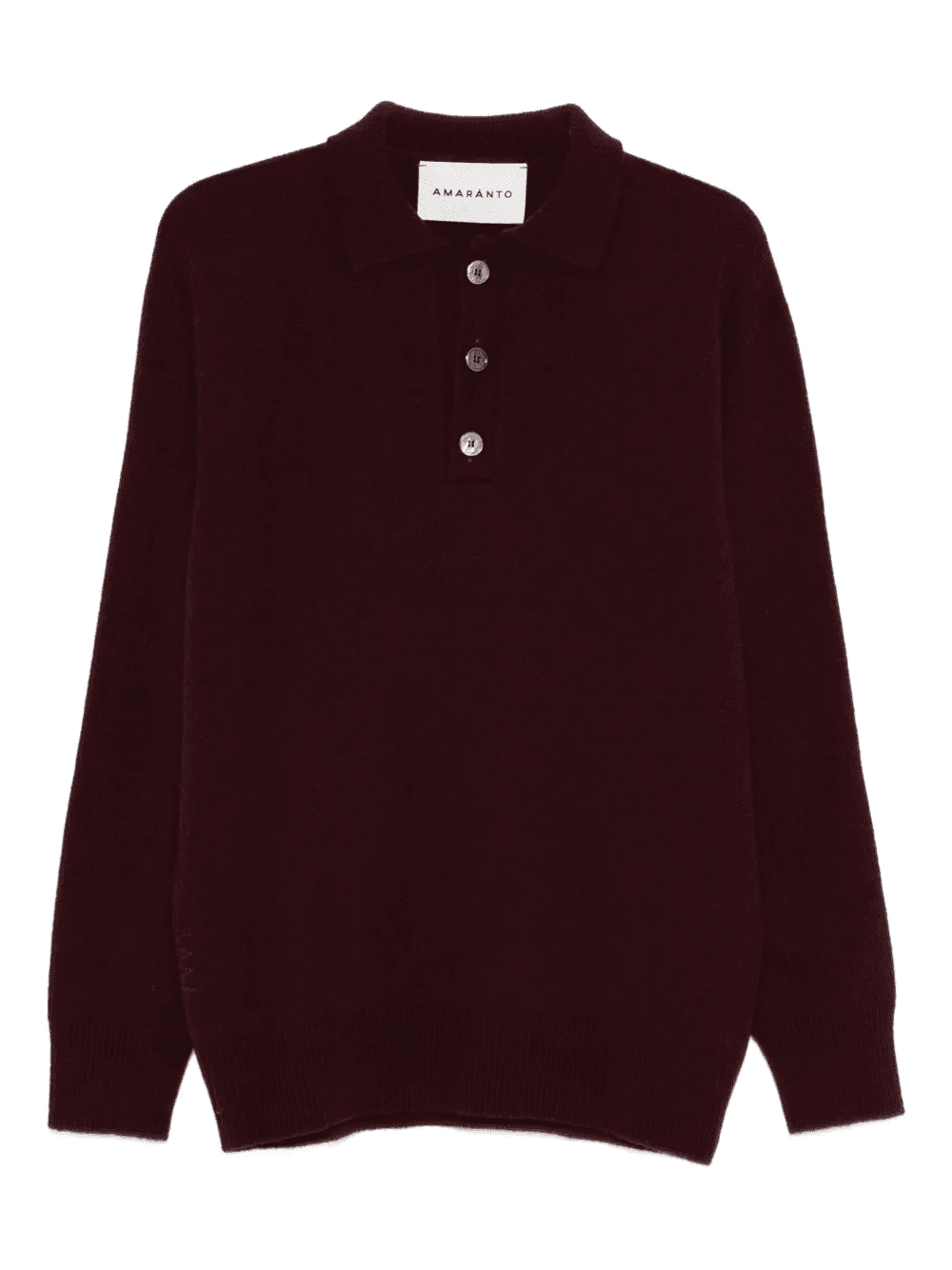 buttoned collar sweater - Image 1