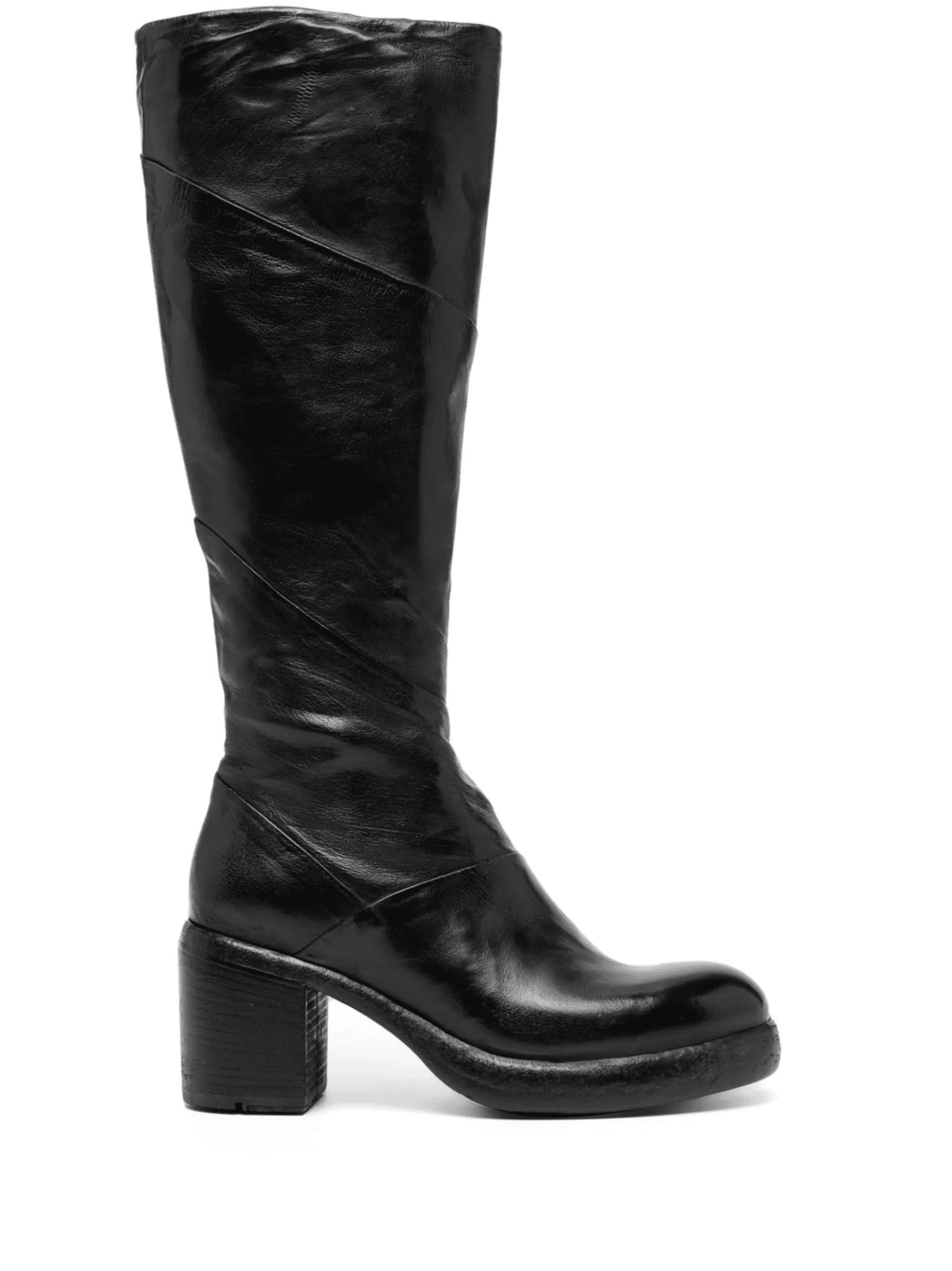 knee-length block-heel 80mm boots - Image 1