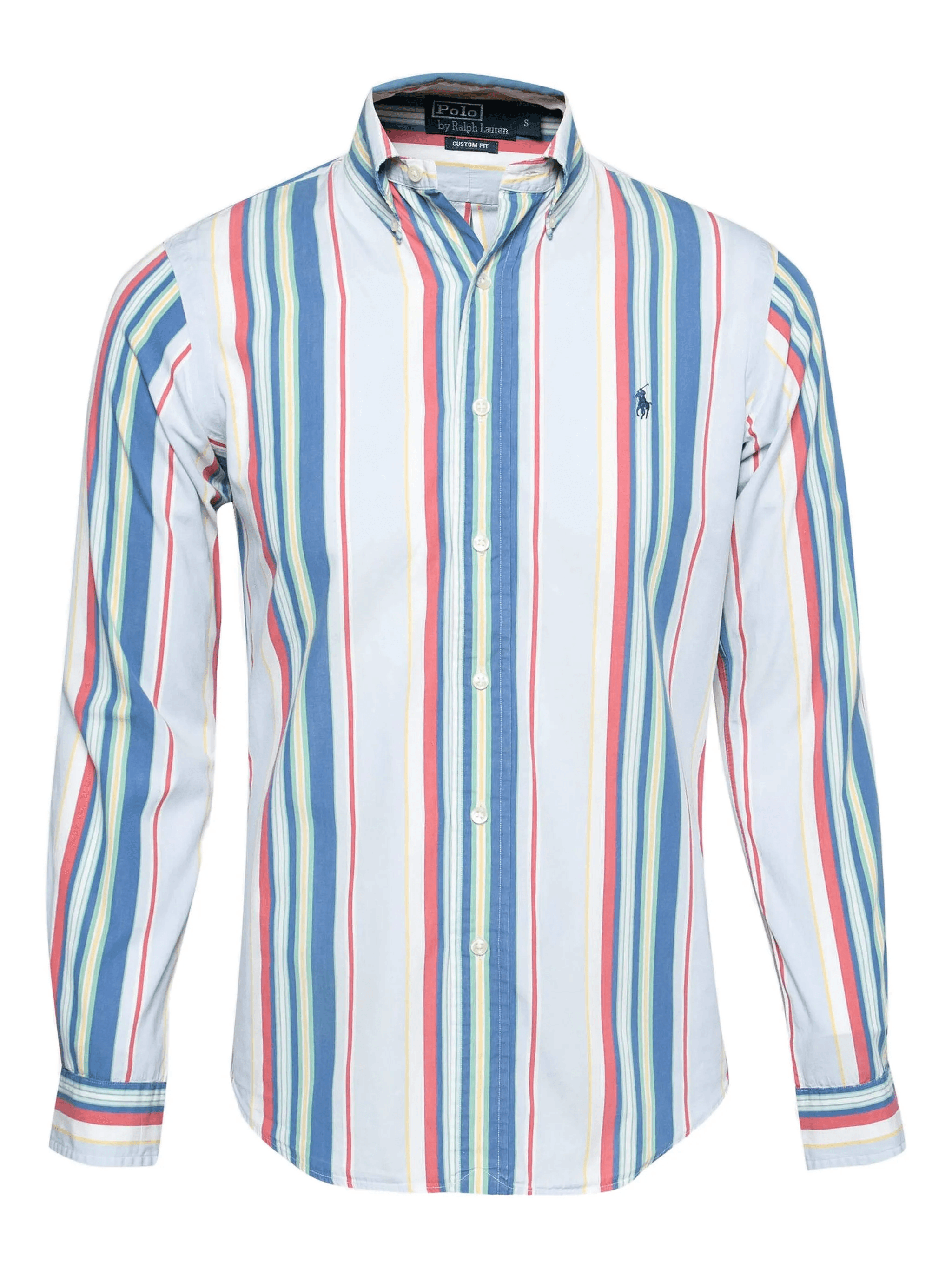 striped long-sleeve shirt - Image 1