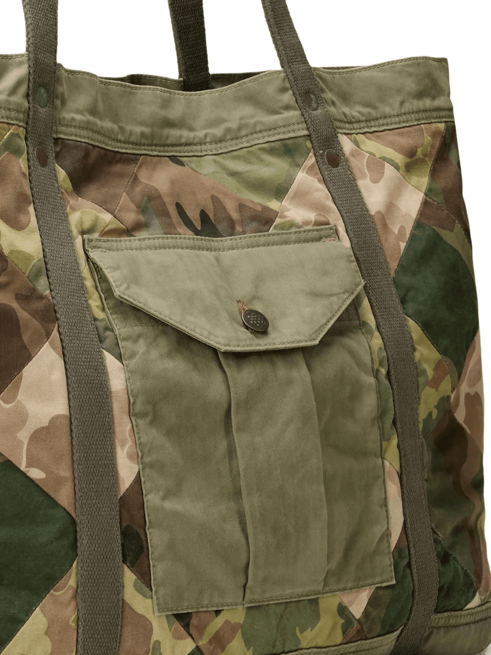 patchwork pocket tote bag - Image 1