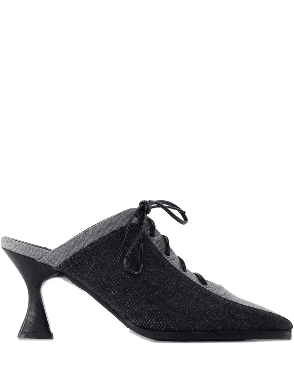 Corset lace-up mules - Image 1