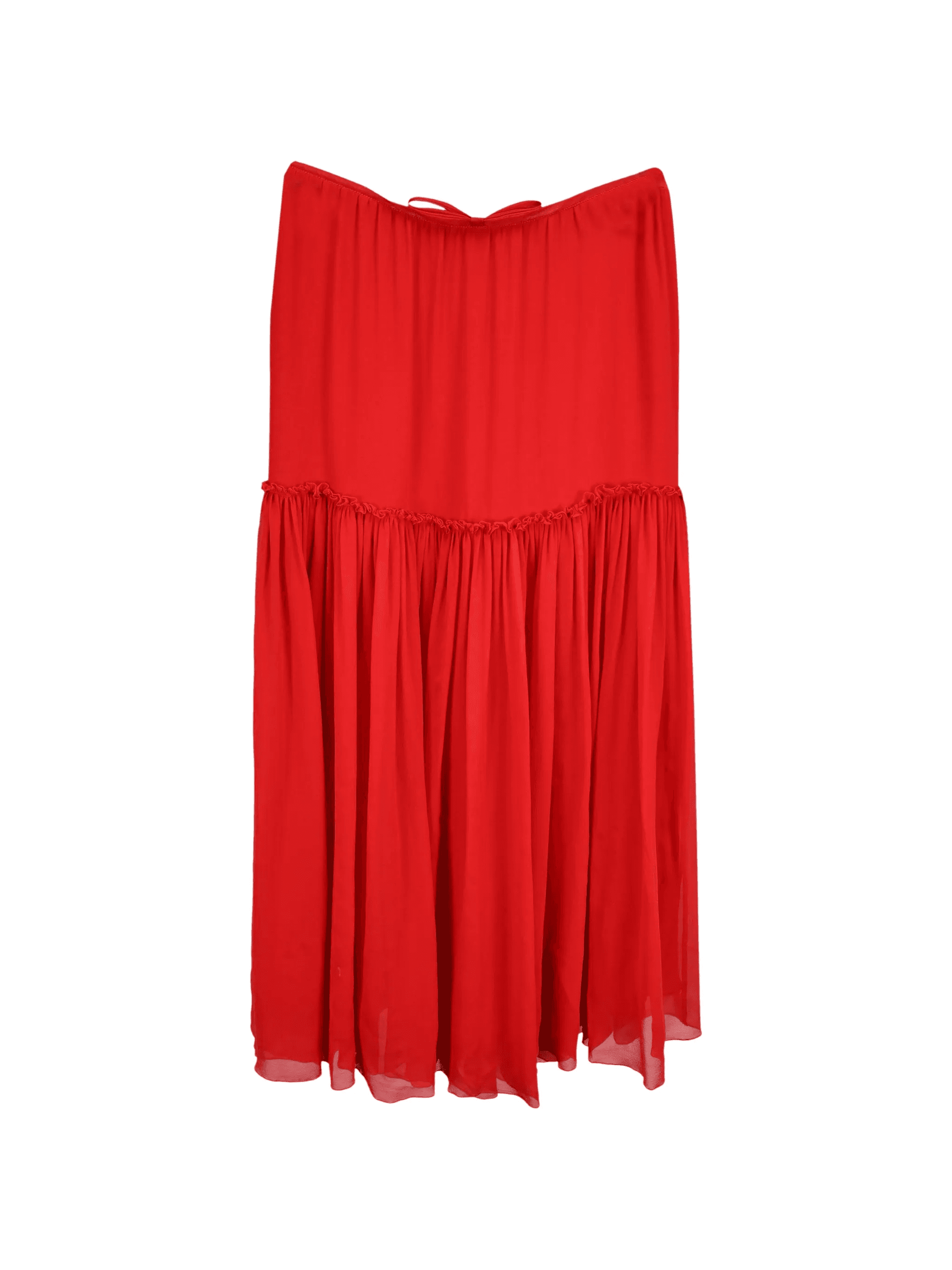 silk midi skirt - Image 1