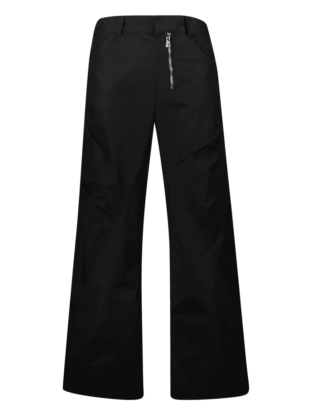zip-front wide-leg trousers - Image 1