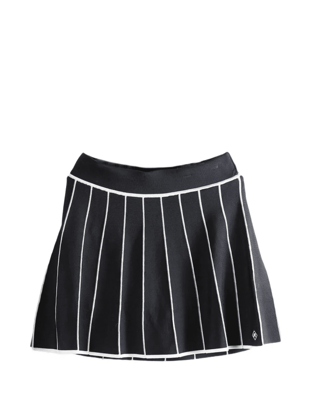 striped pleated mini skirt - Image 1