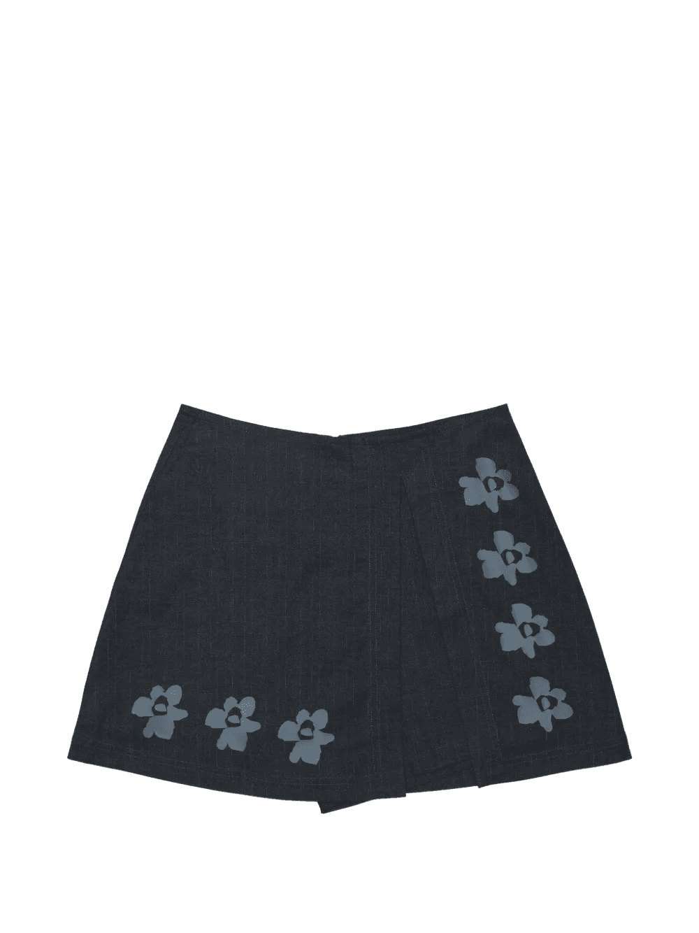 floral pinstripe shorts - Image 1