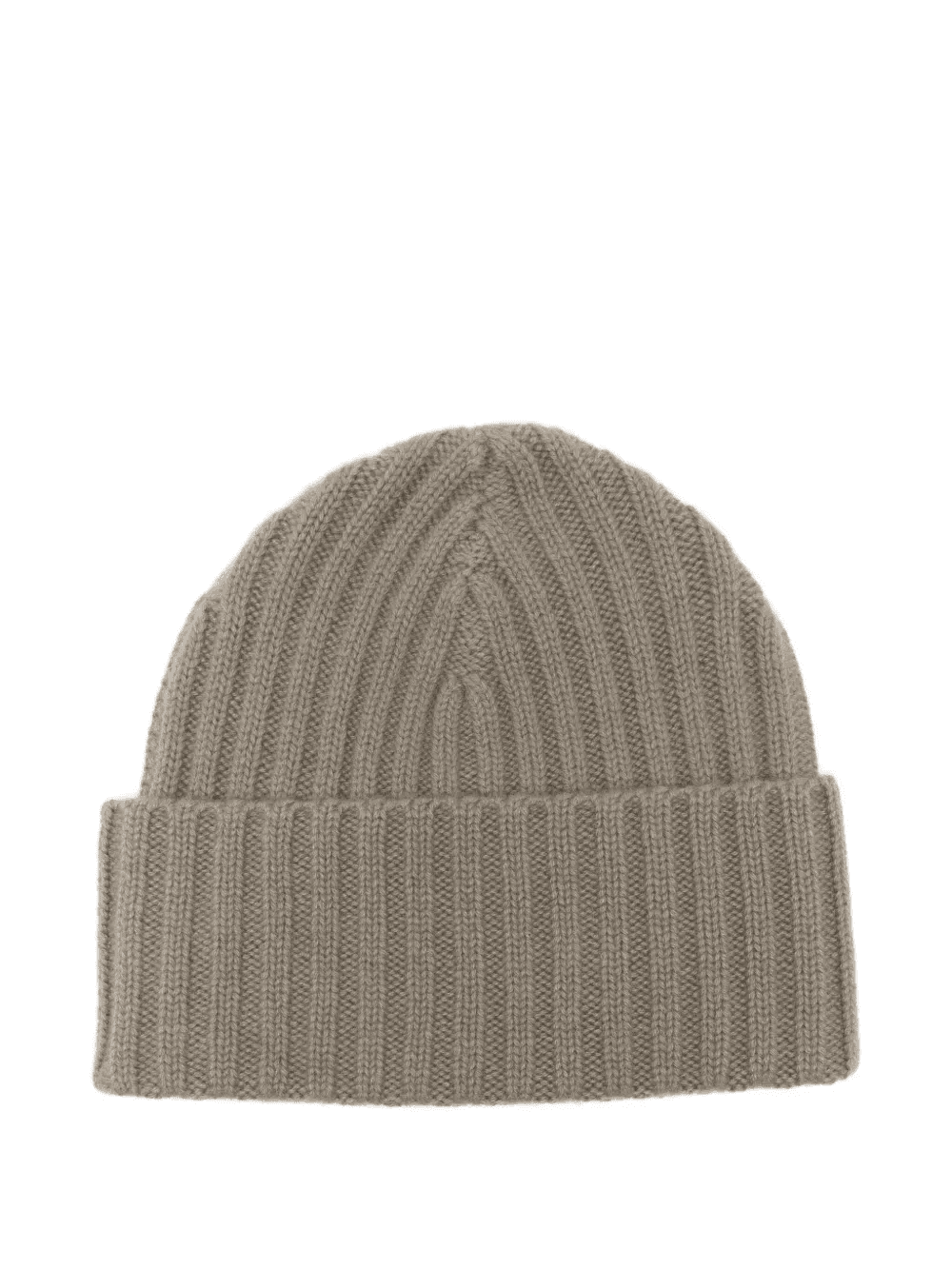 ribbed cashmere beanie hat - Image 1