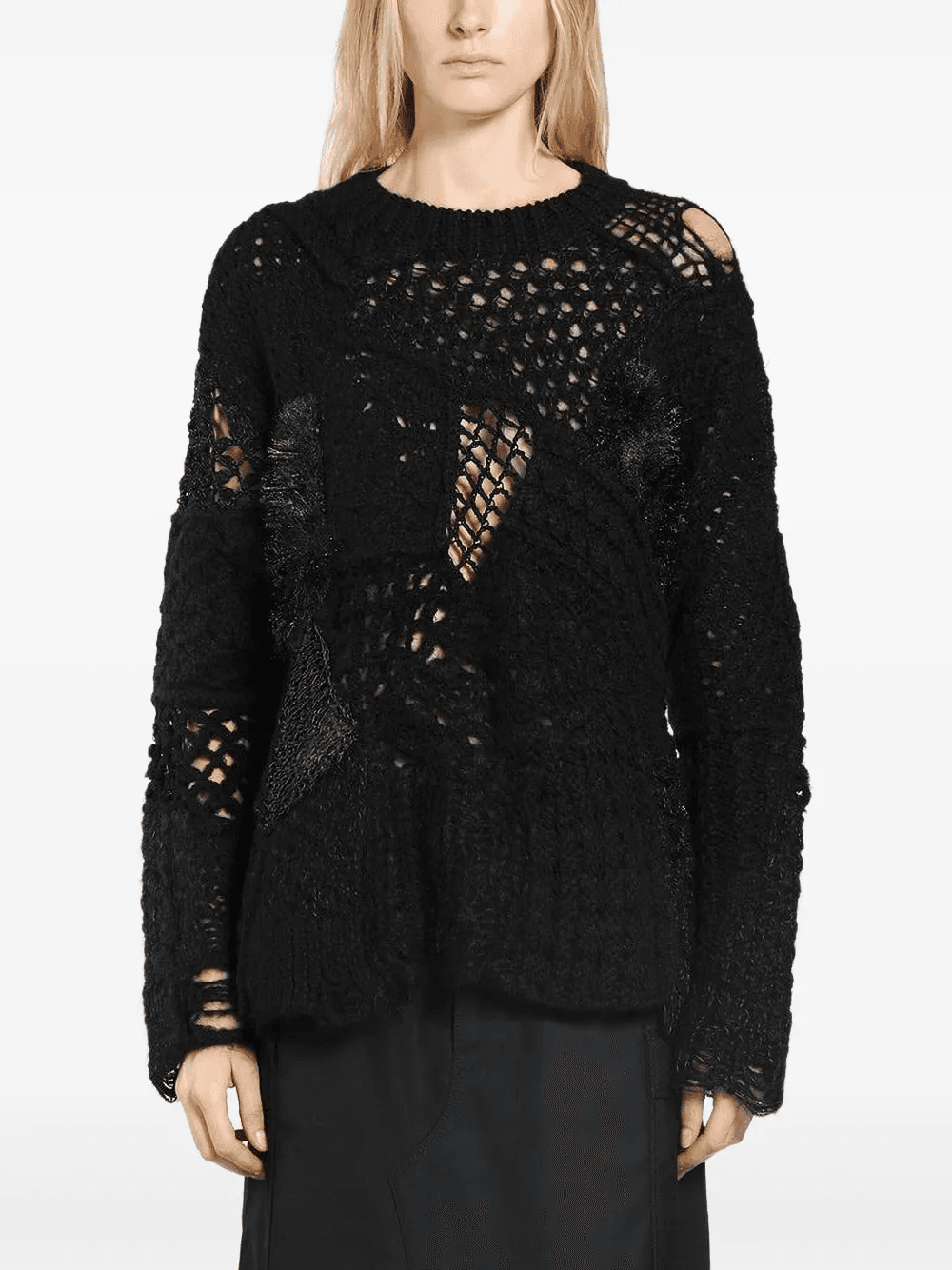 open-knit sweater - Image 1