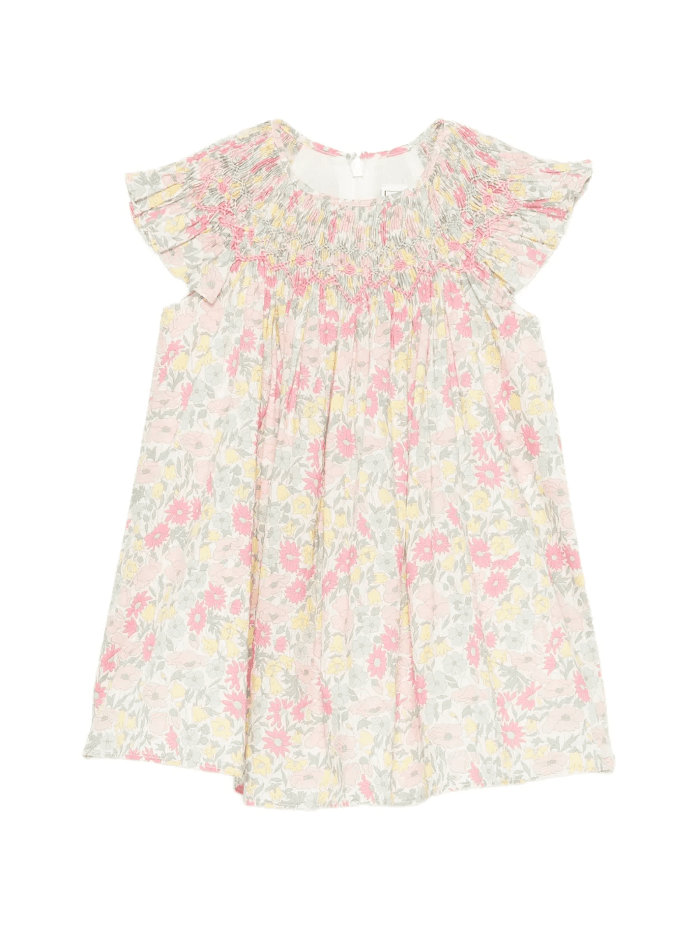 floral smocked dress - Image 1