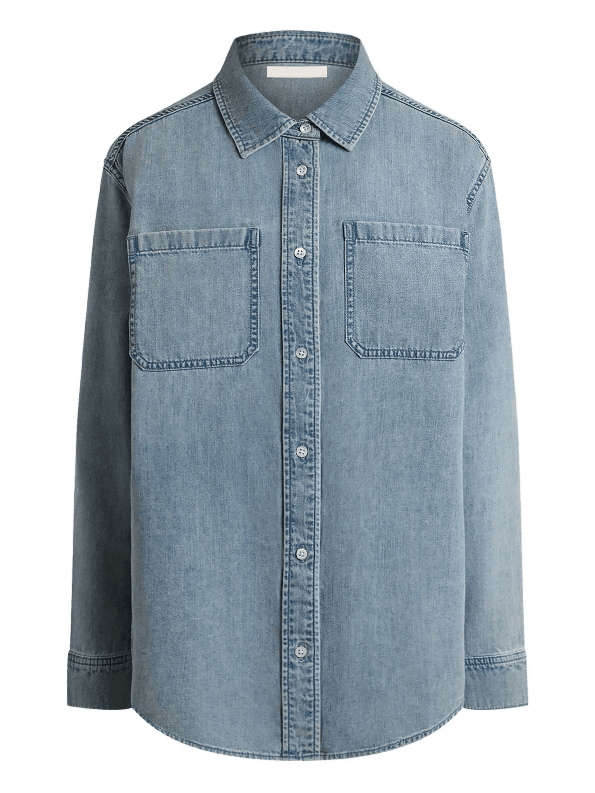 denim pocket shirt - Image 1