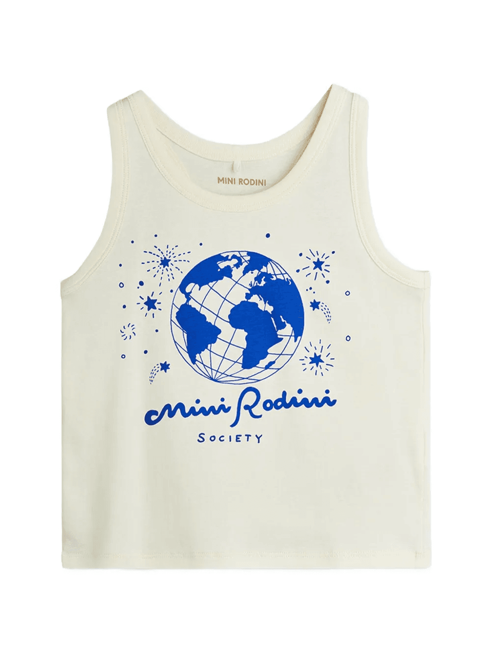 globe print vest - Image 1