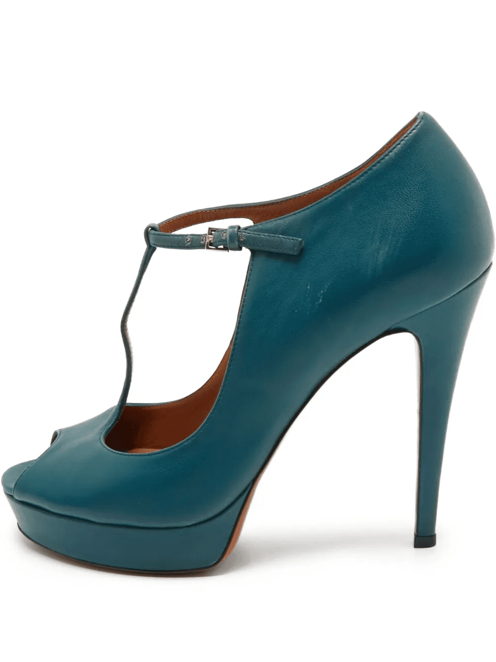 120mm Betty T-Strap heeled sandals - Image 1