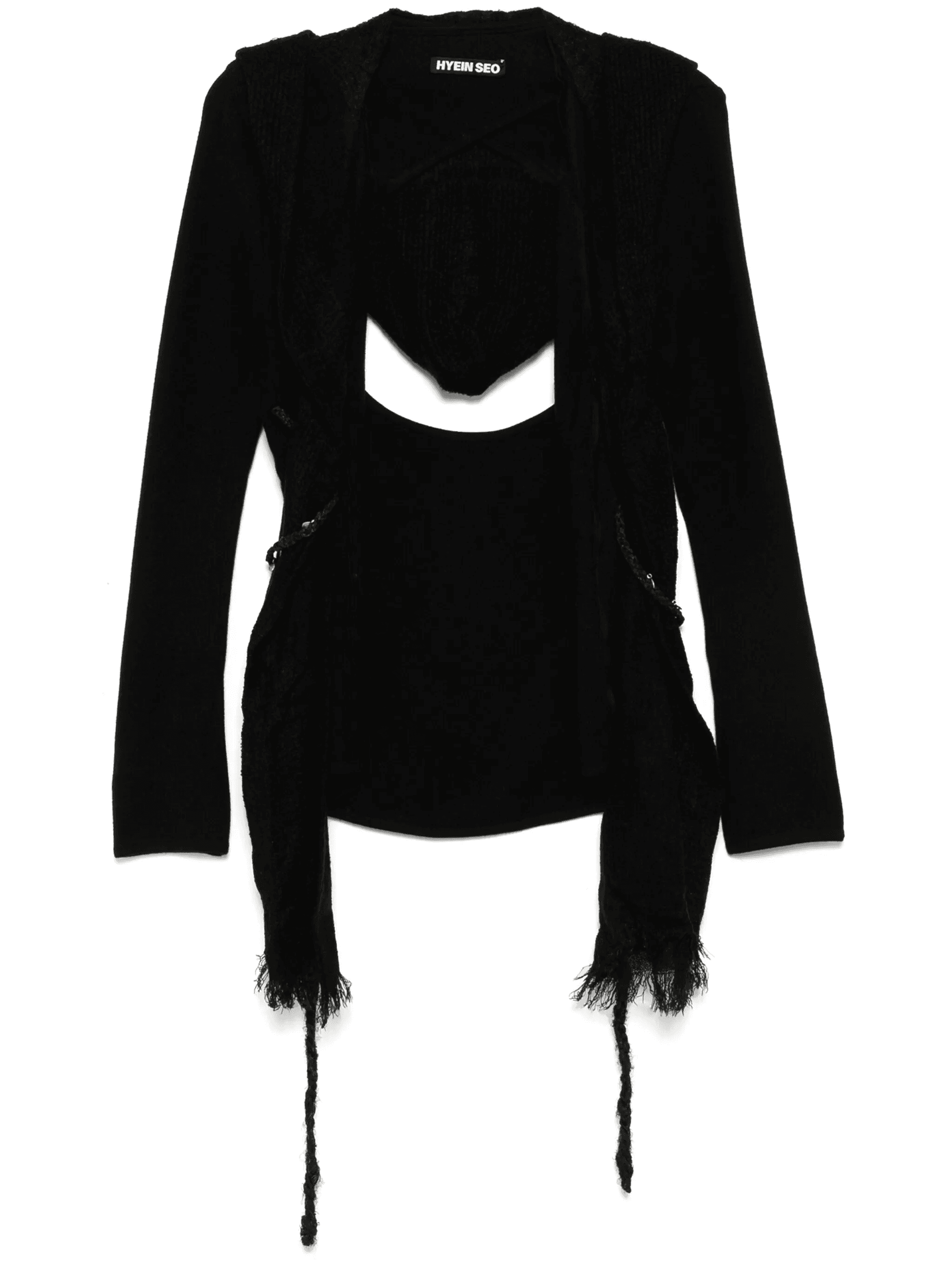 hooded cardigan - Image 1