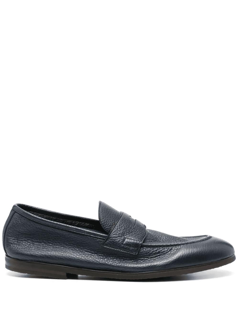 pebbled-texture loafers - Image 1