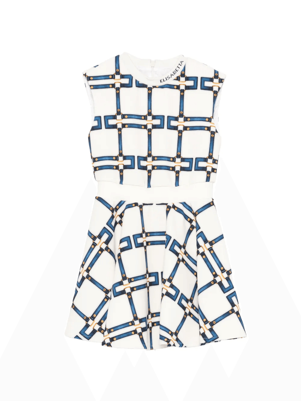 geometric-print dress - Image 1