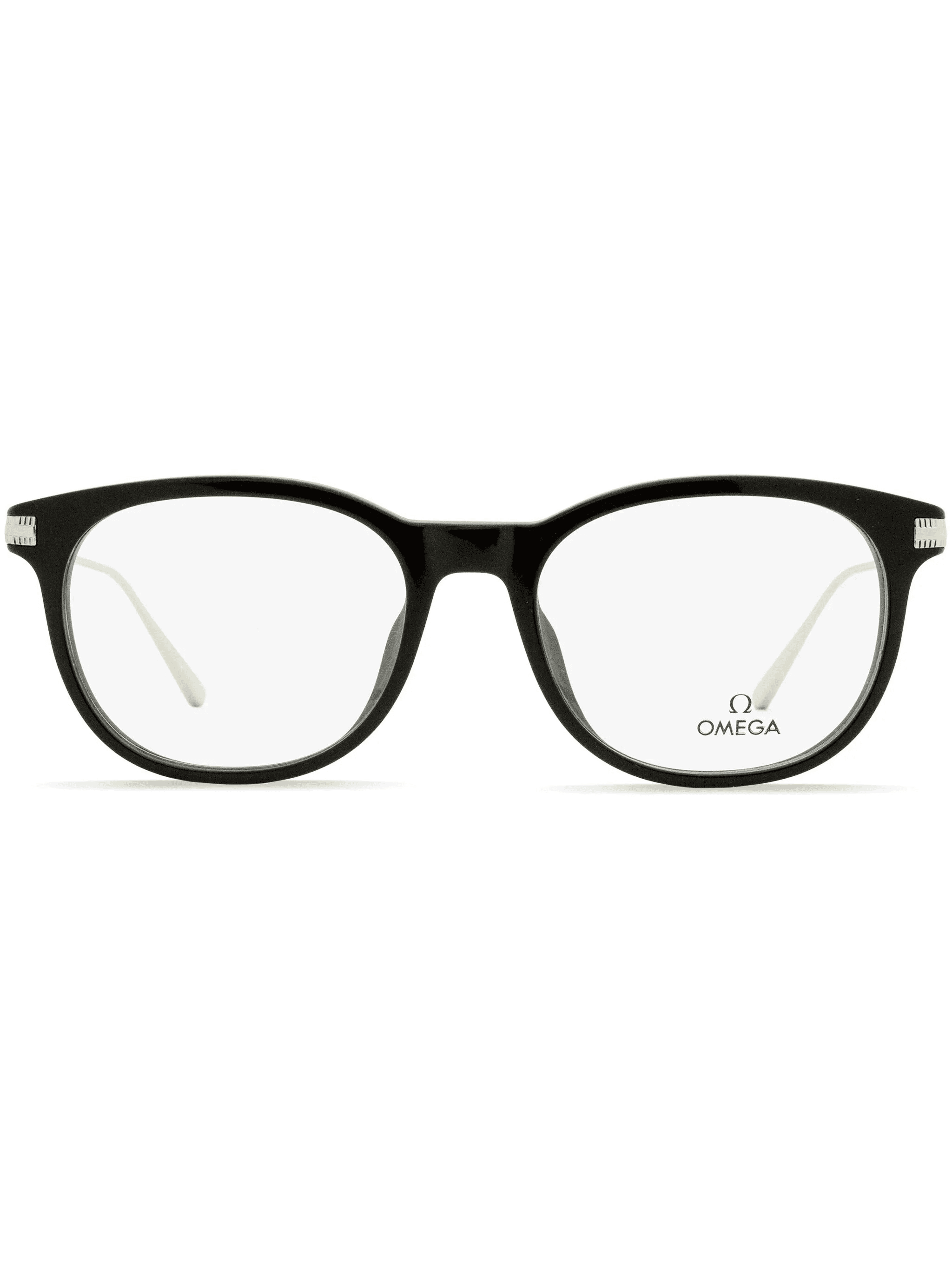 round-frame engraved-logo glasses - Image 1