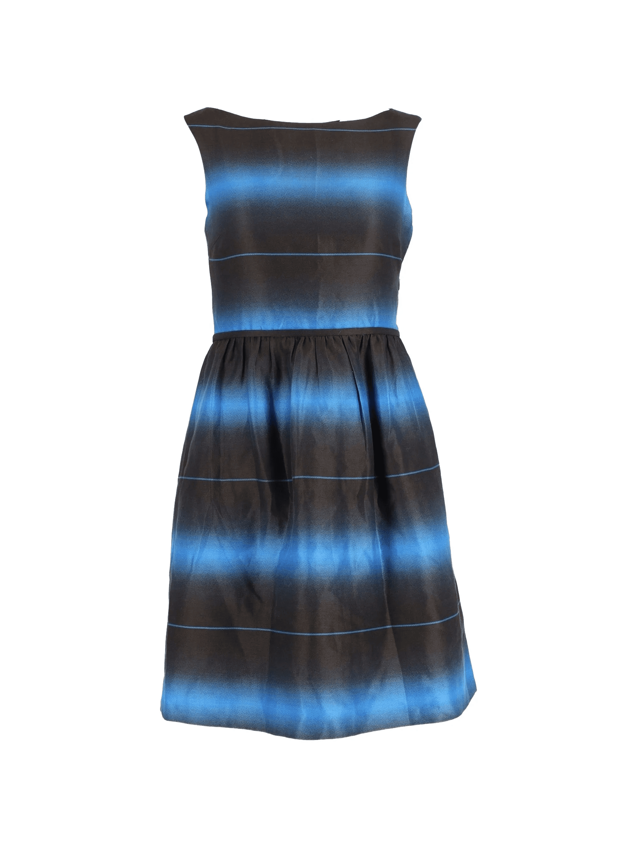 striped boat-neck dress - Image 1