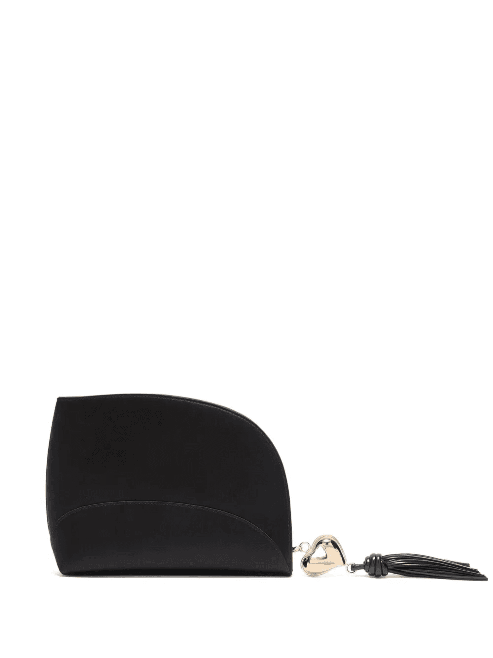 mini heart-shaped tassel clutch bag - Image 1