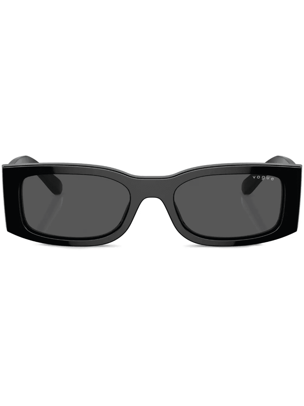 logo-print rectangle-frame sunglasses - Image 1