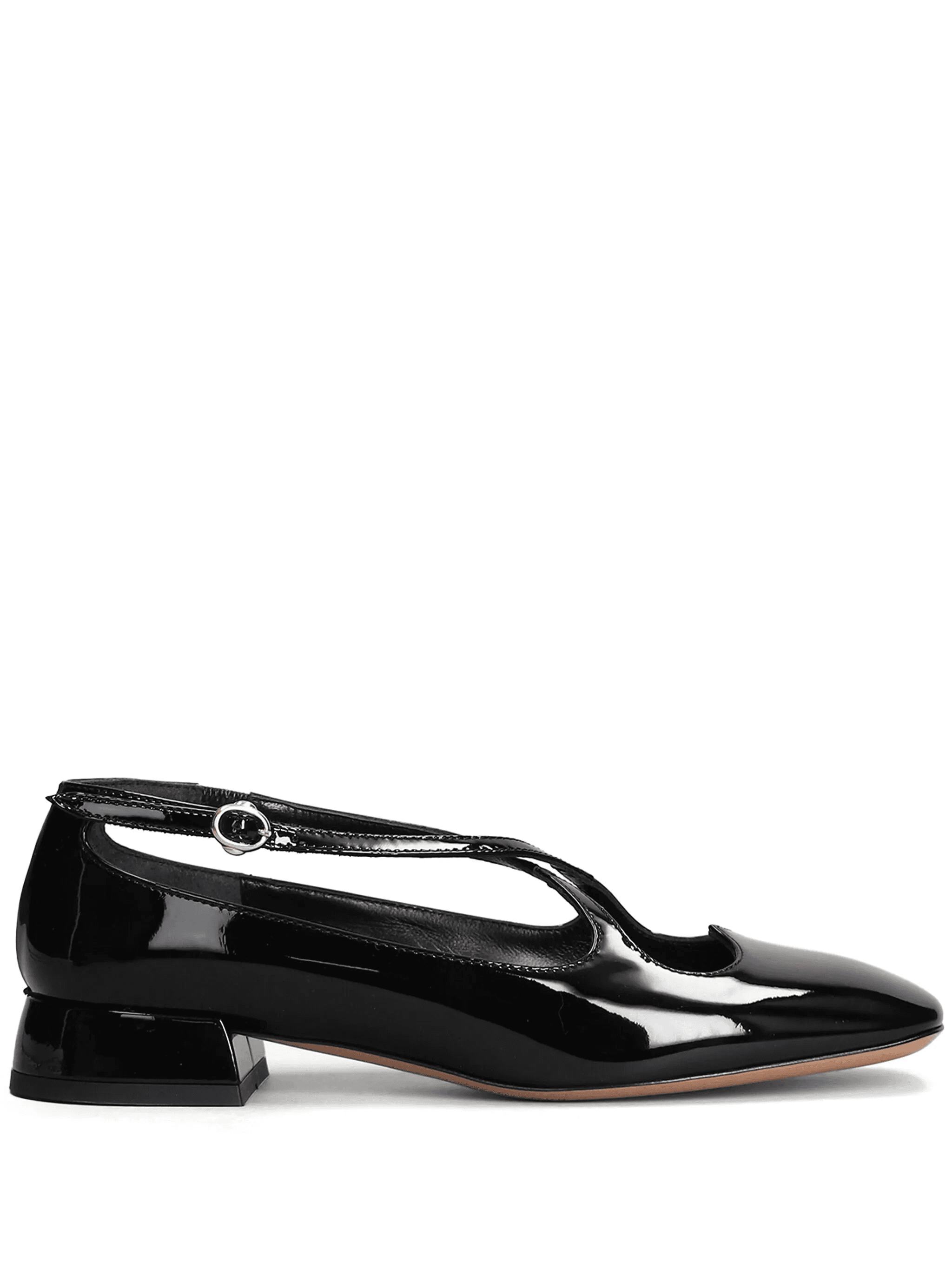 leather ballerina shoes - Image 1