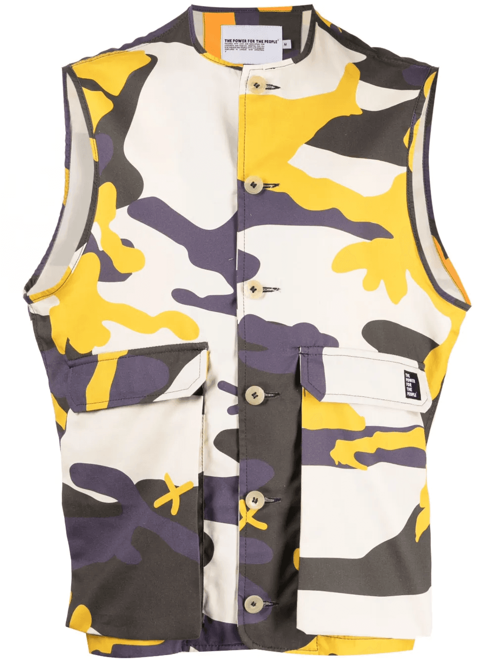 x Levi Kiss Camo cotton gilet - Image 1