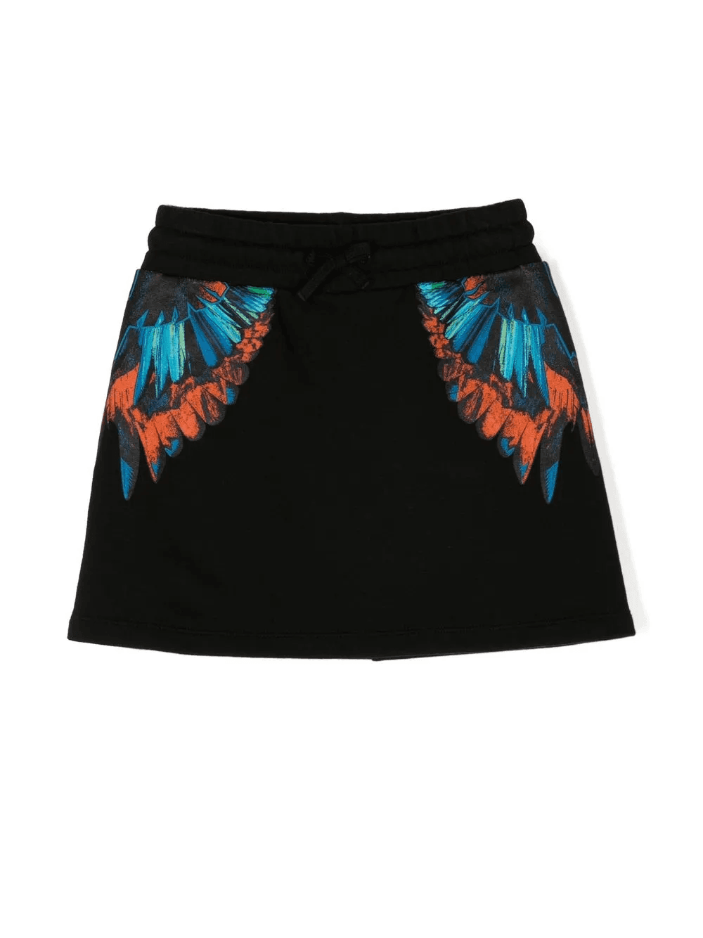 Travel Wings-print drawstring miniskirt - Image 1